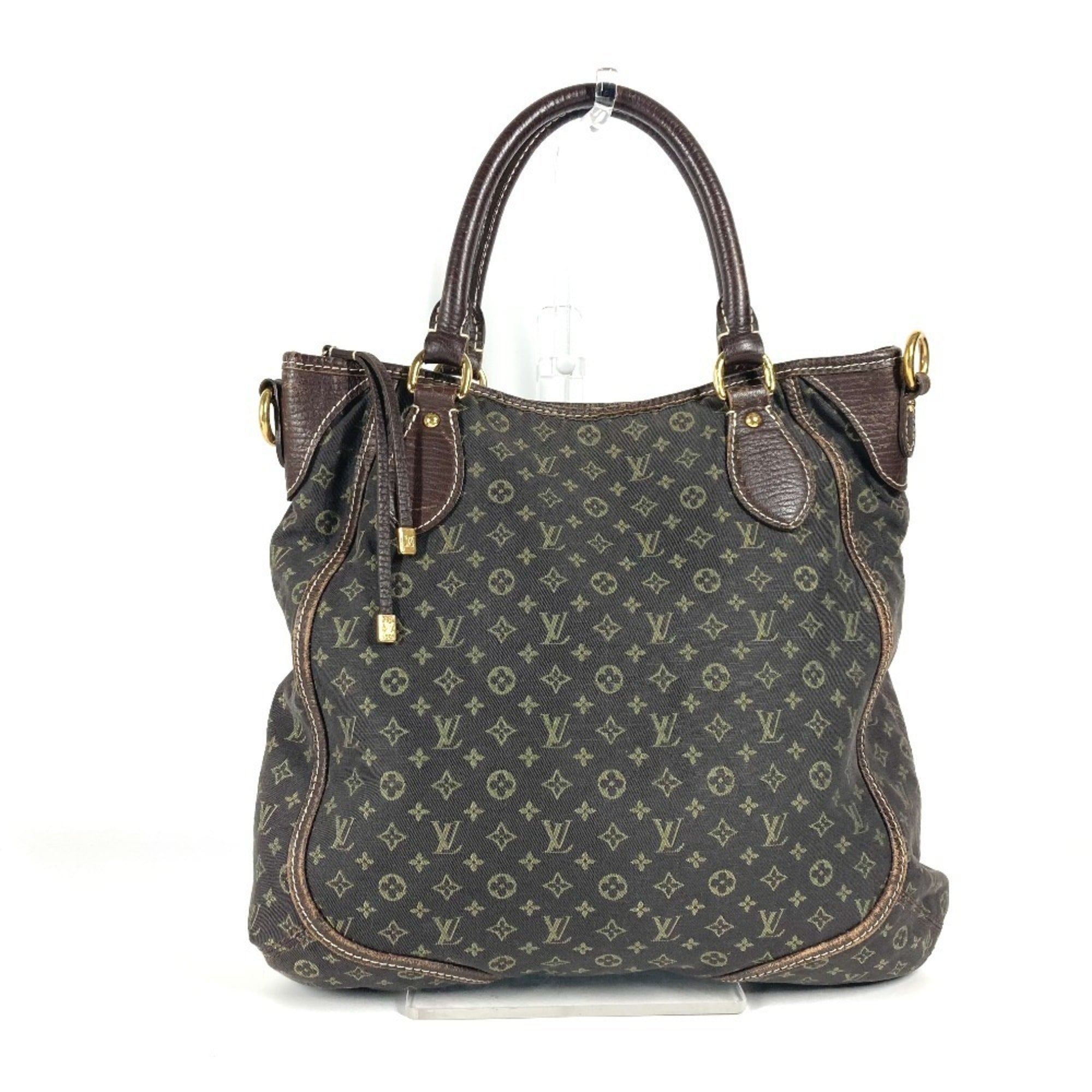 Louis Vuitton Brown Monogram Mini Handbag Shoulder Bag Tote Bag (Pre-Owned)