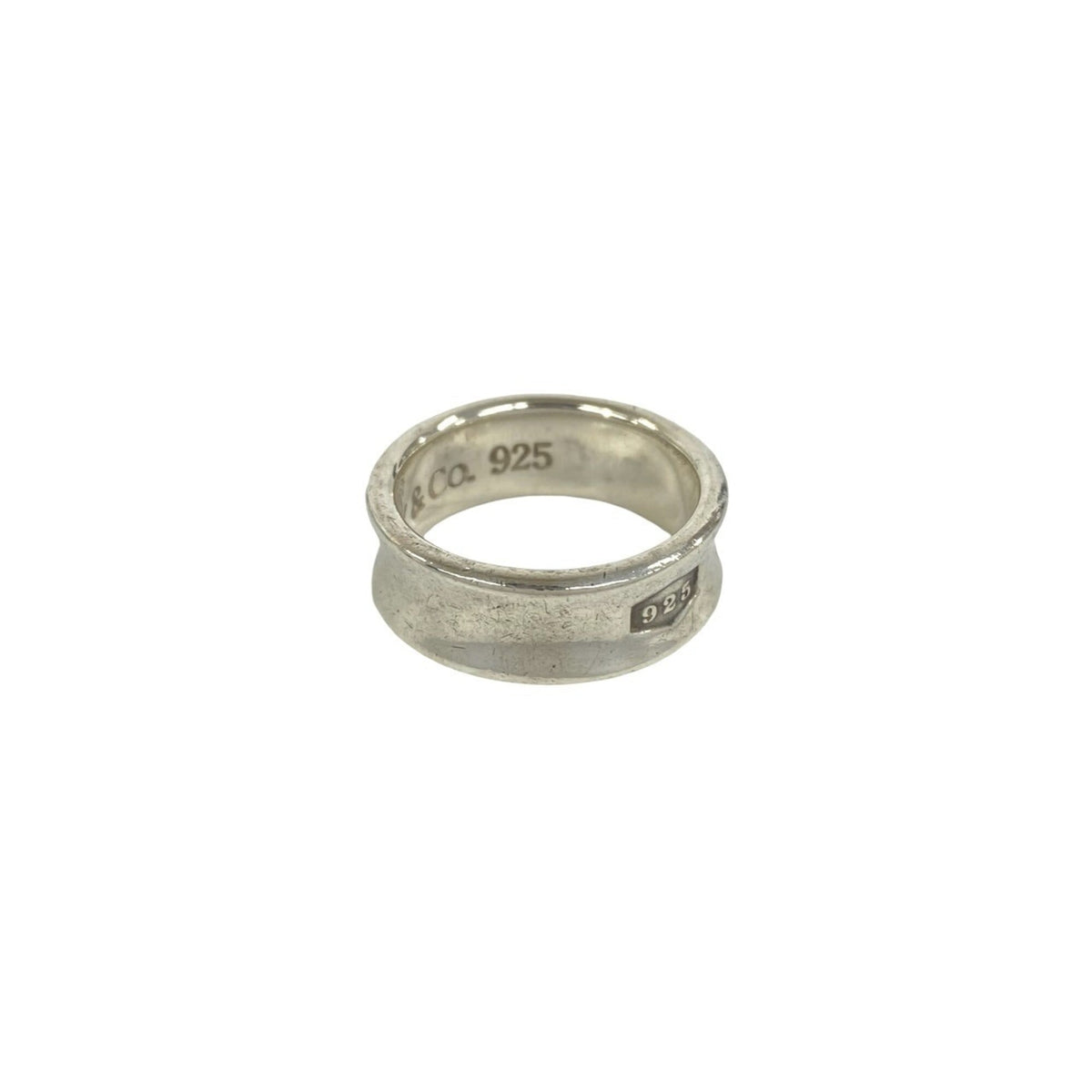 Tiffany Silver Silver 925 Band Ring (Pre-Owned)