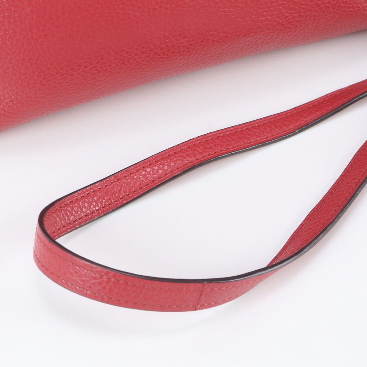 Coach Red Color Leather Crossbody Bag Handbag Shoulder Bag Tote Bag (Pre-Owned)