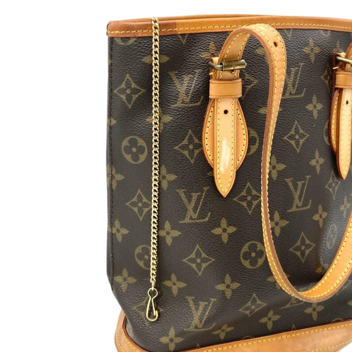 Louis Vuitton Brown Monogram Canvas Handbag Tote Bag (Pre-Owned)