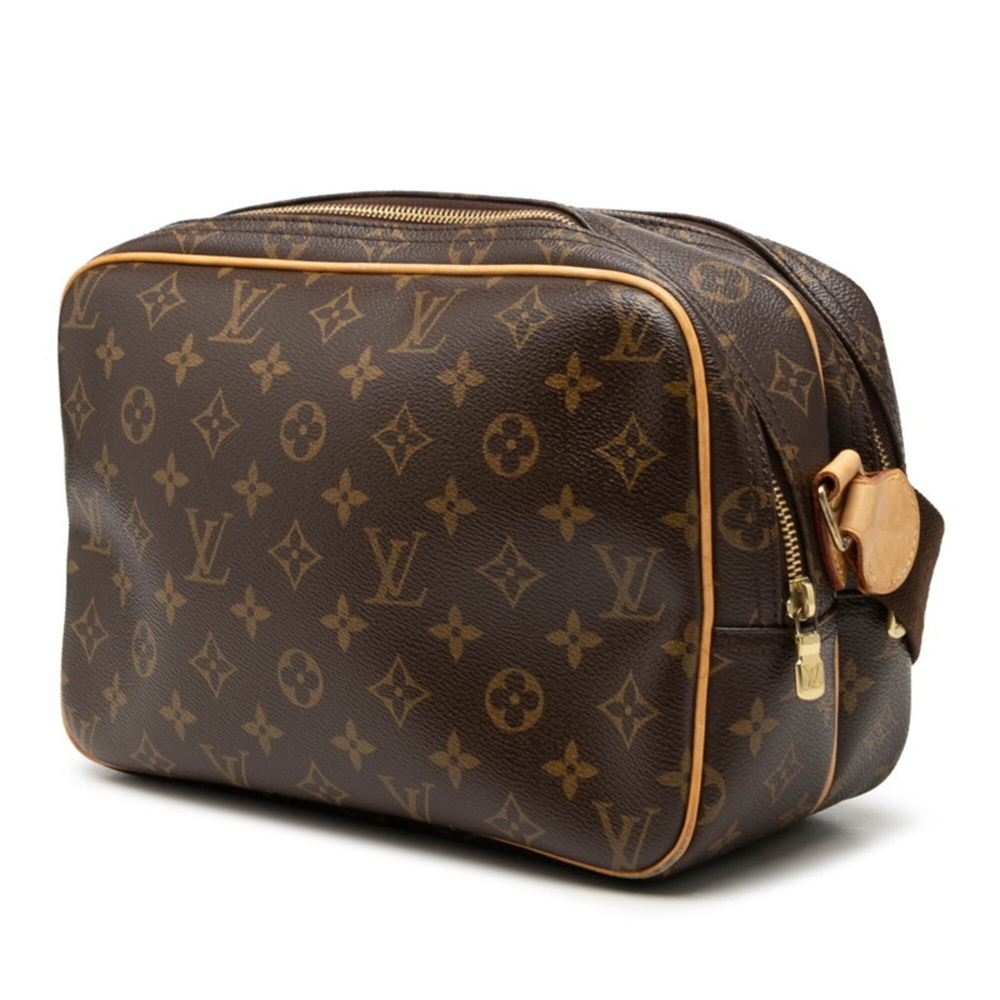 Louis Vuitton Brown Pvc Leather Shoulder Bag (Pre-Owned)