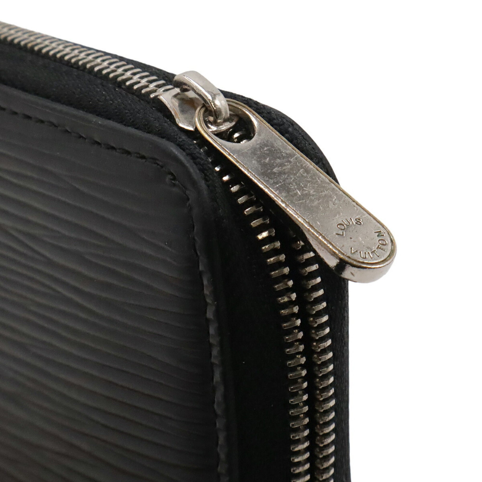 Louis Vuitton Noir Epi Leather Coin Purse/Coin Case (Pre-Owned)