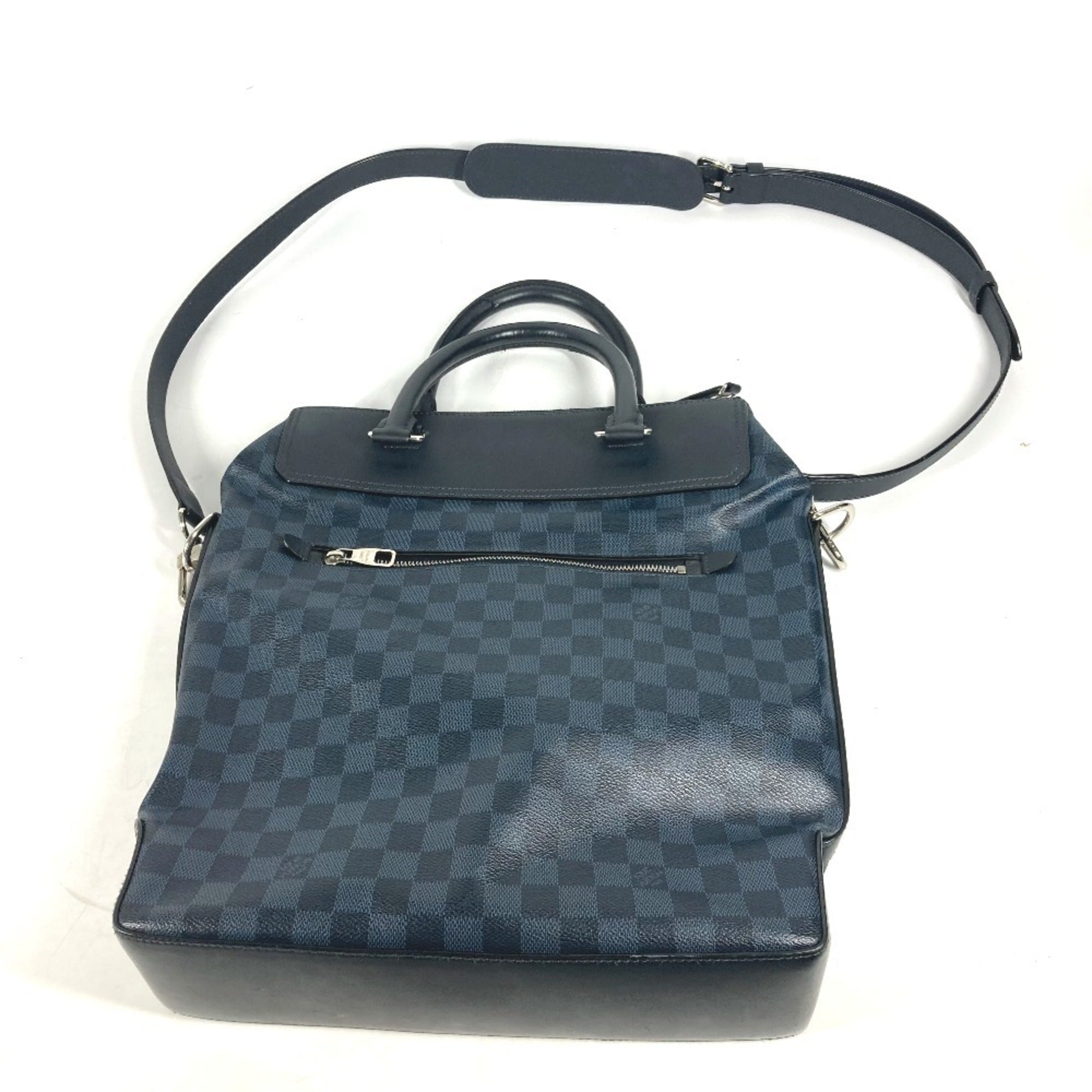 Louis Vuitton Navy Handbag Shoulder Bag Tote Bag (Pre-Owned)