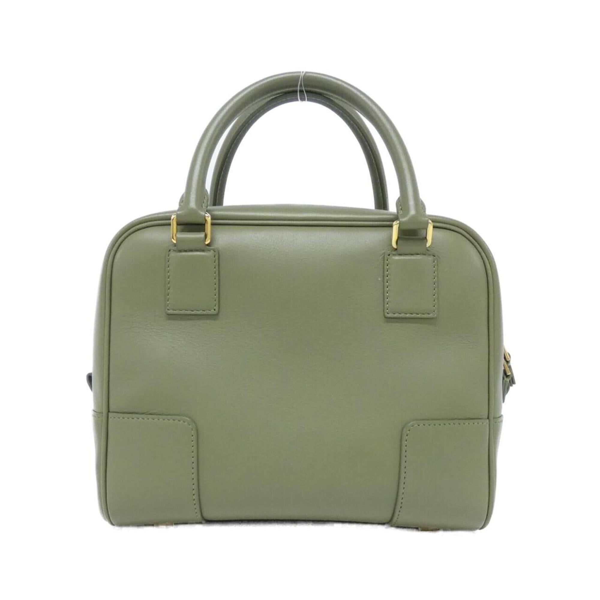 Loewe Green Leather Handbag (Pre-Owned)