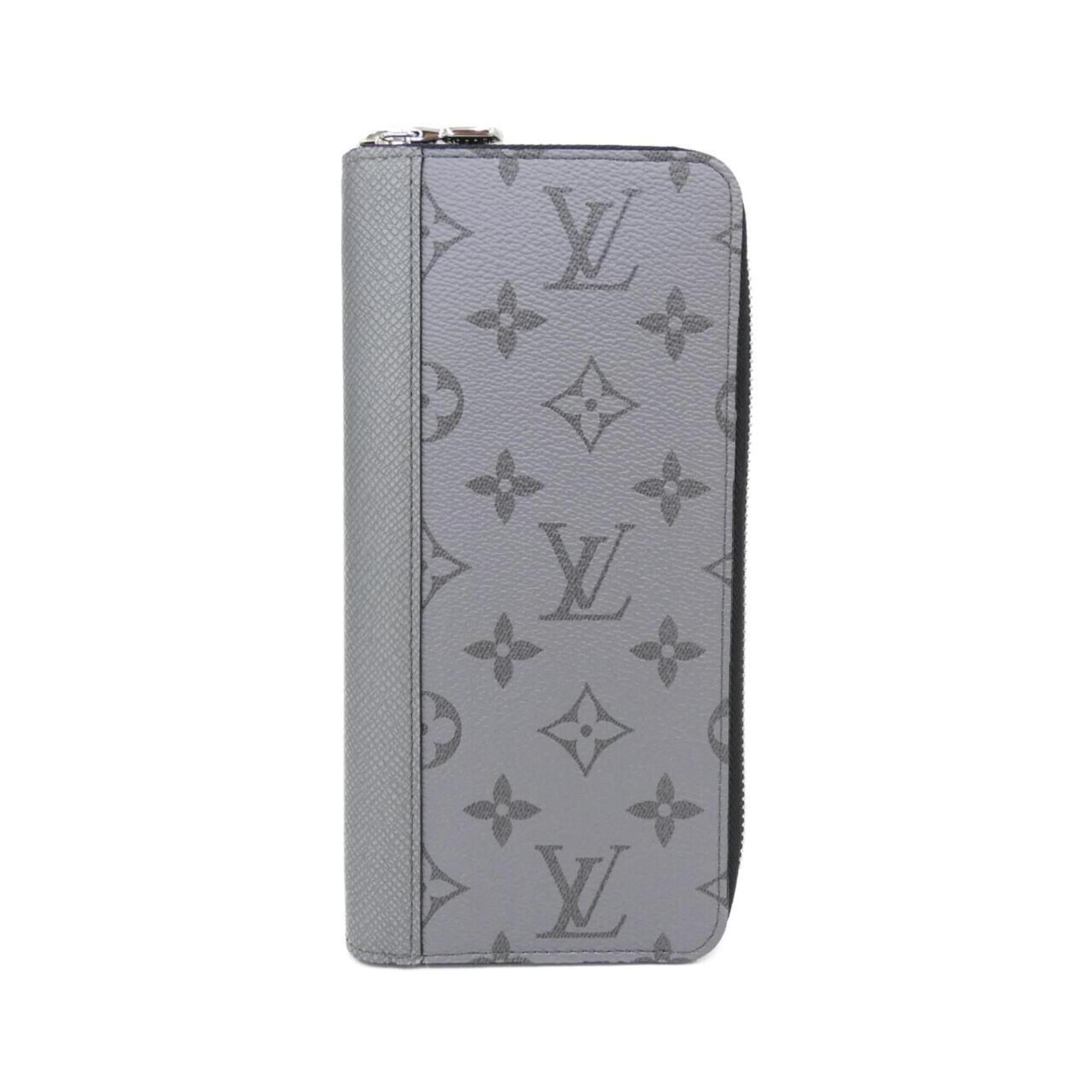 Louis Vuitton Gunmetal Coated Canvas Leather Long Wallet (Bi-Fold) (Pre-Owned)