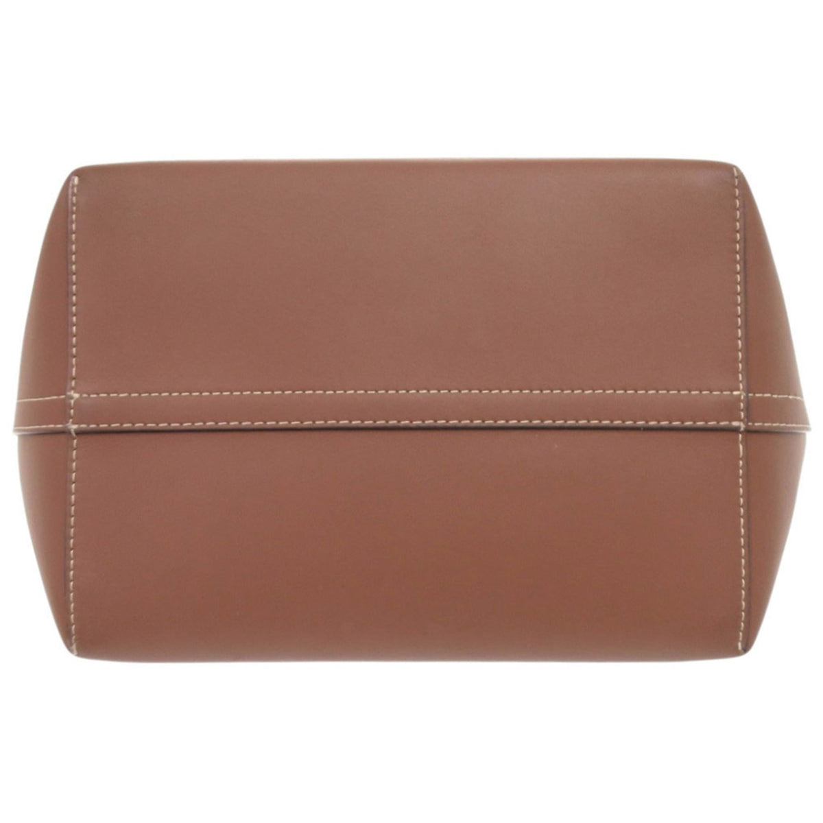 Burberry Brown Leather Handbag Shoulder Bag (Pre-Owned)
