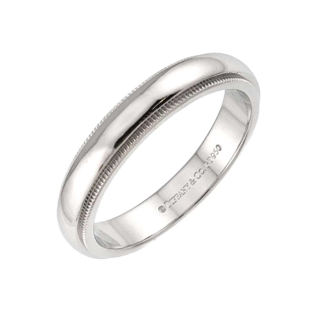 Tiffany Platinum 950 Band Ring (Pre-Owned)