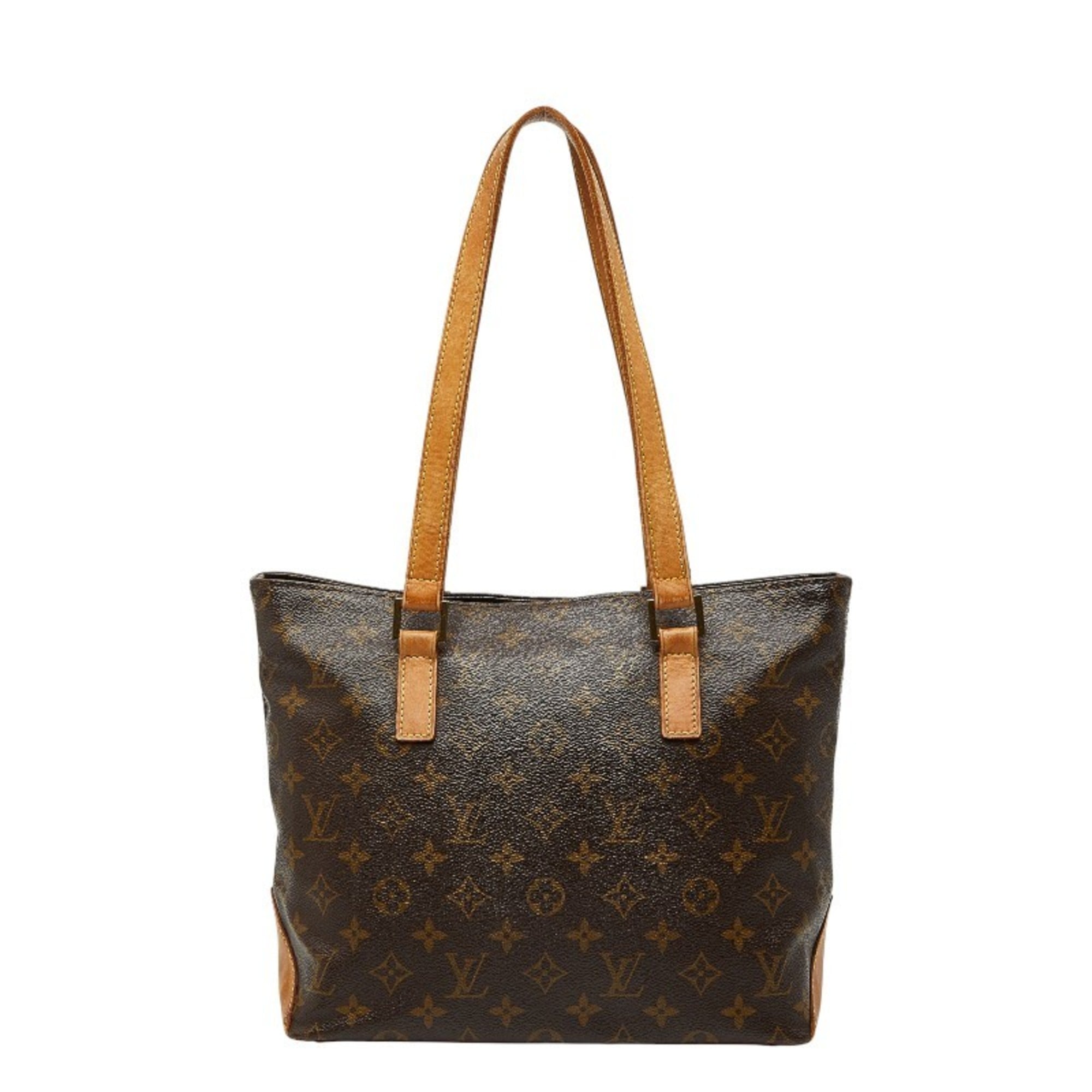 Louis Vuitton Brown Pvc Leather Shoulder Bag Tote Bag (Pre-Owned)
