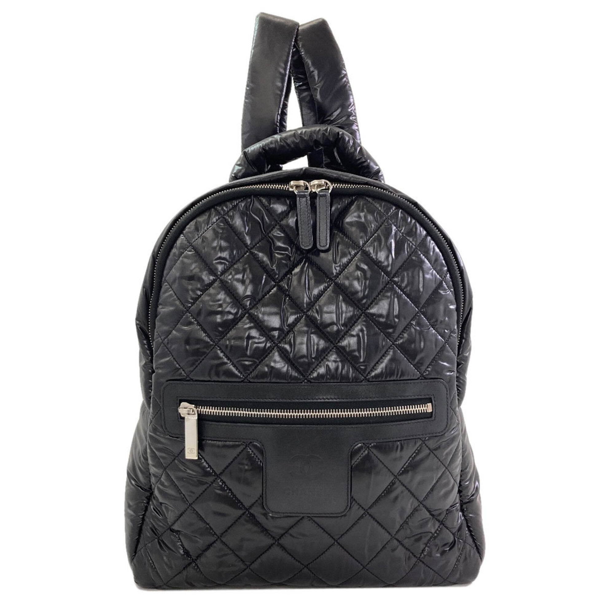 Chanel Black Nylon Backpack (Pre-Owned)