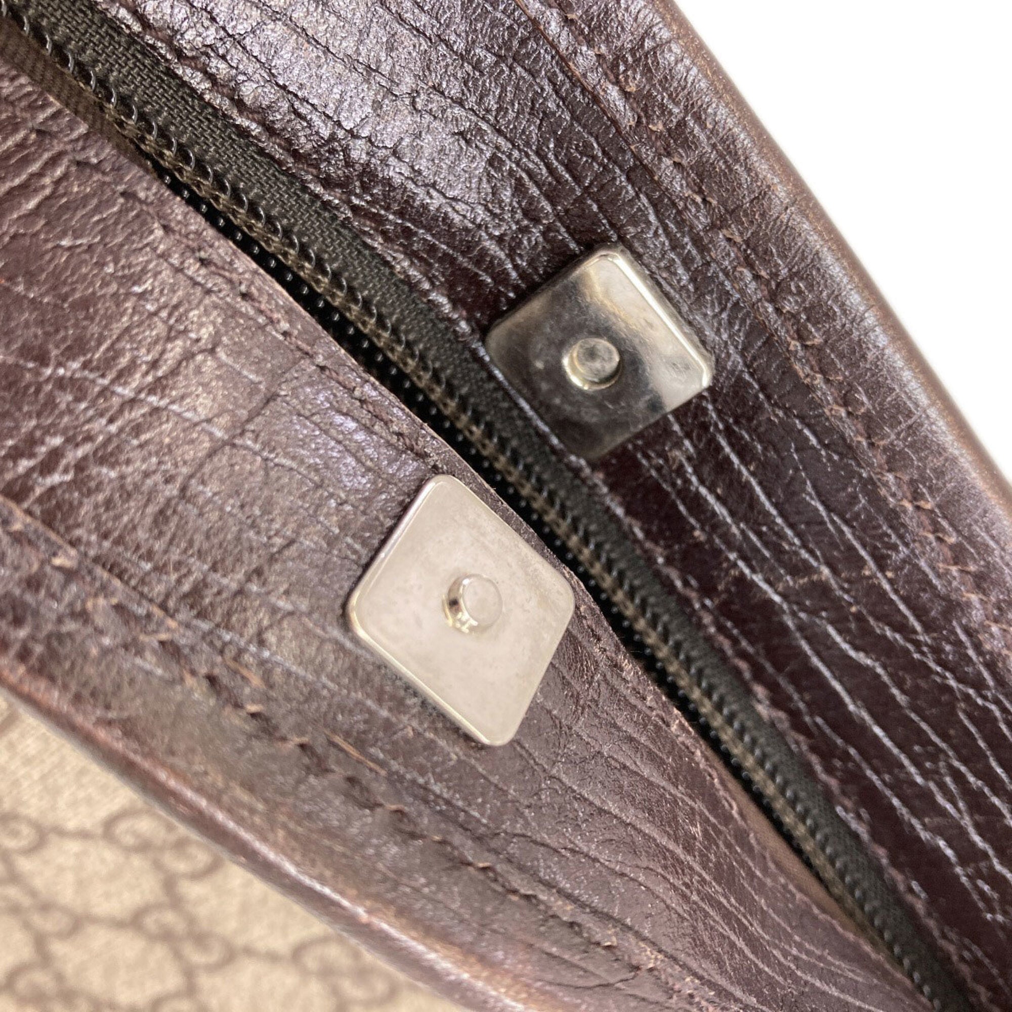 Gucci Brown Pvc Tote Bag (Pre-Owned)