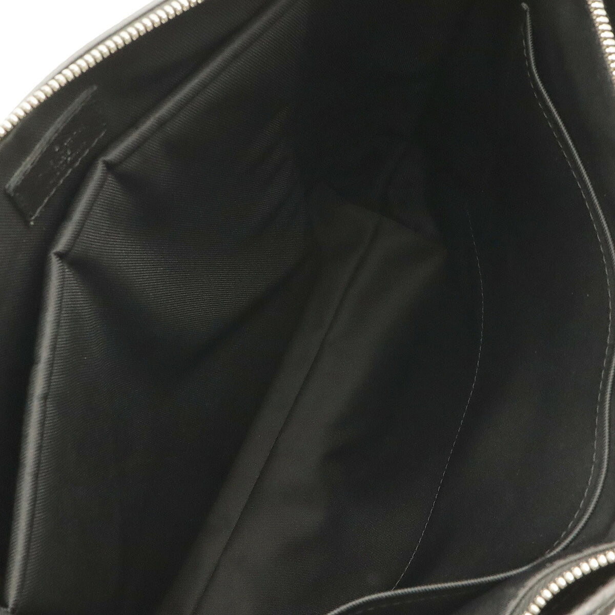 Louis Vuitton Noir Taiga Leather Leather Shoulder Bag Tote Bag (Pre-Owned)