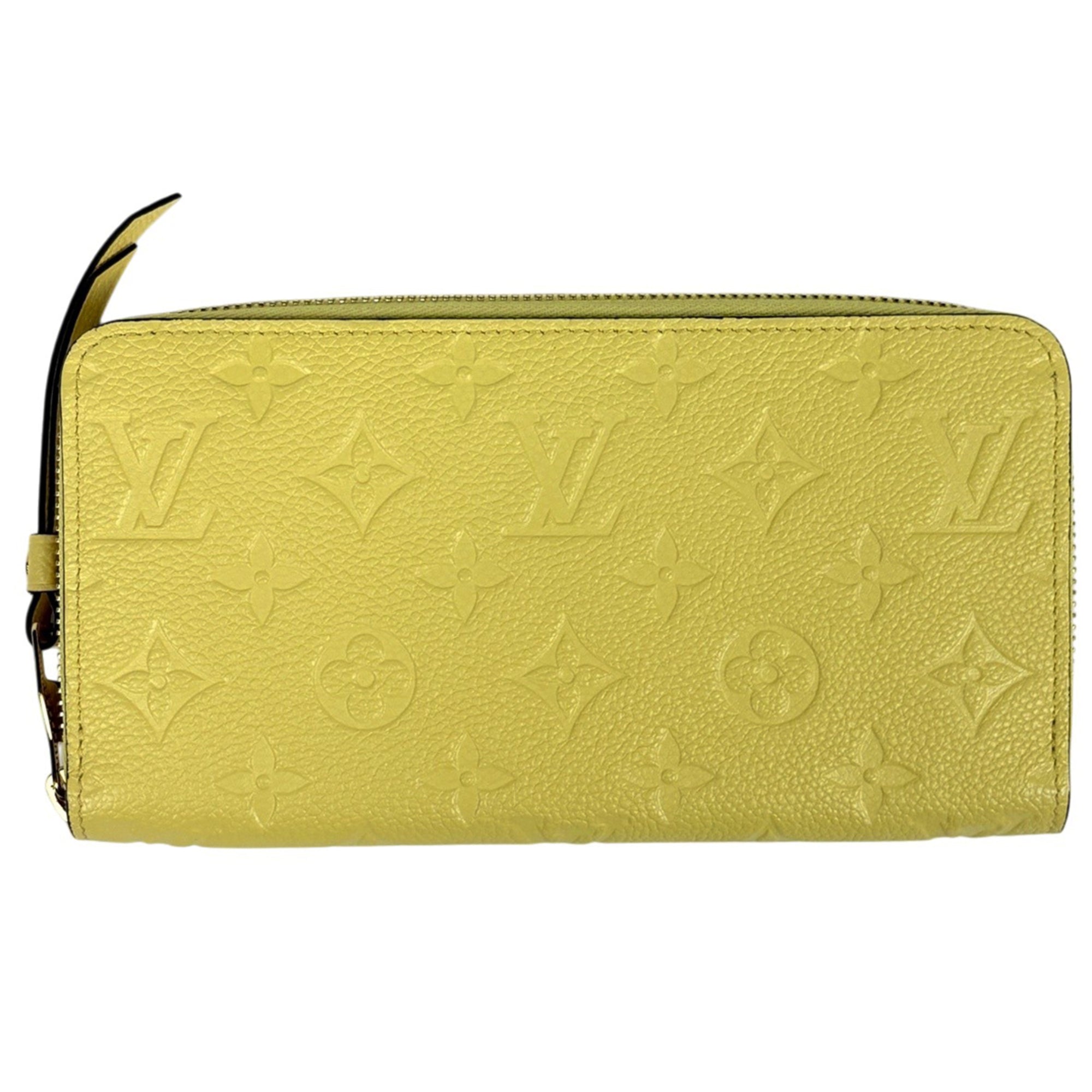 Louis Vuitton Yellow Monogram Empreinte Long Wallet (Bi-Fold) (Pre-Owned)