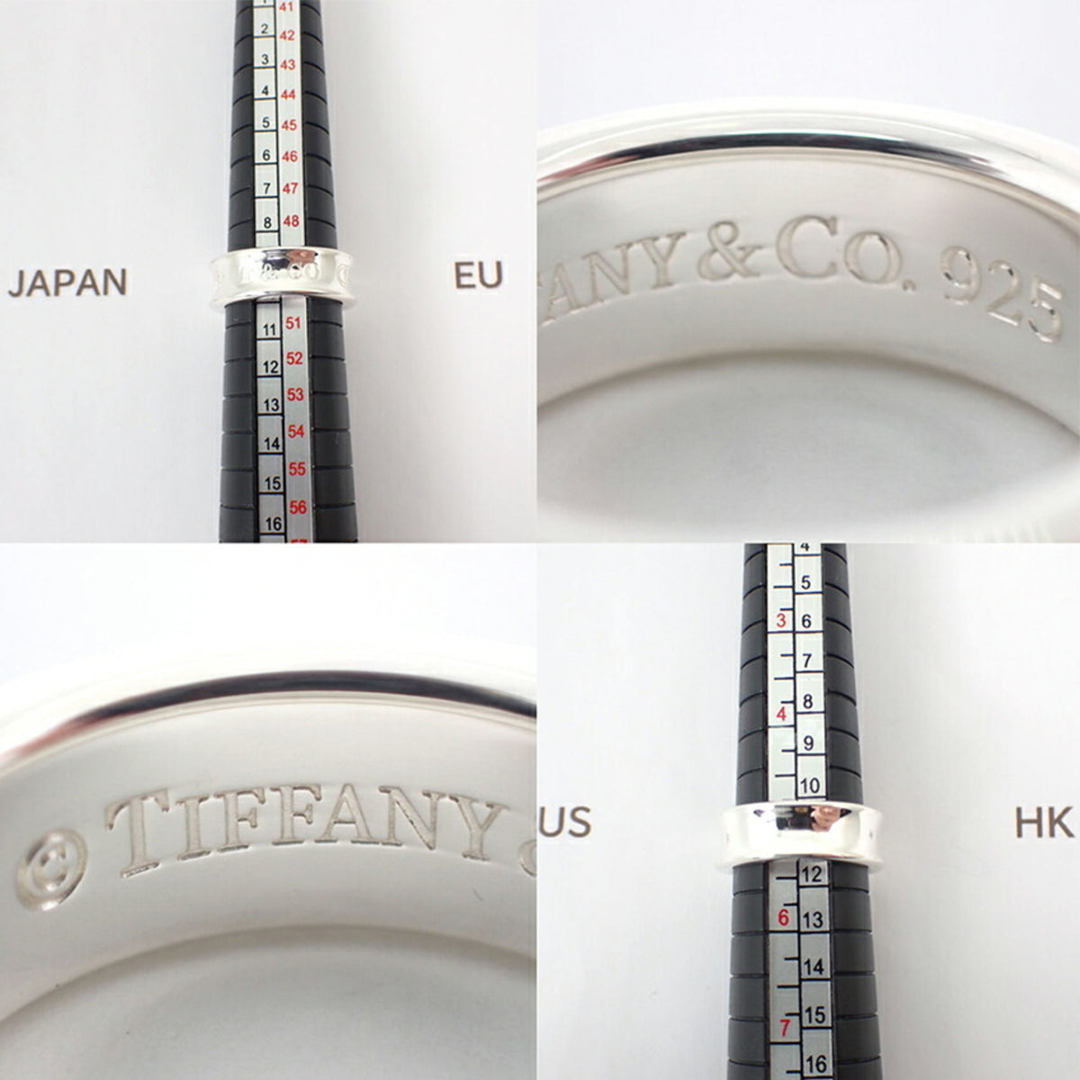 Tiffany Silver Sterling Silver 925 Band Ring (Pre-Owned)