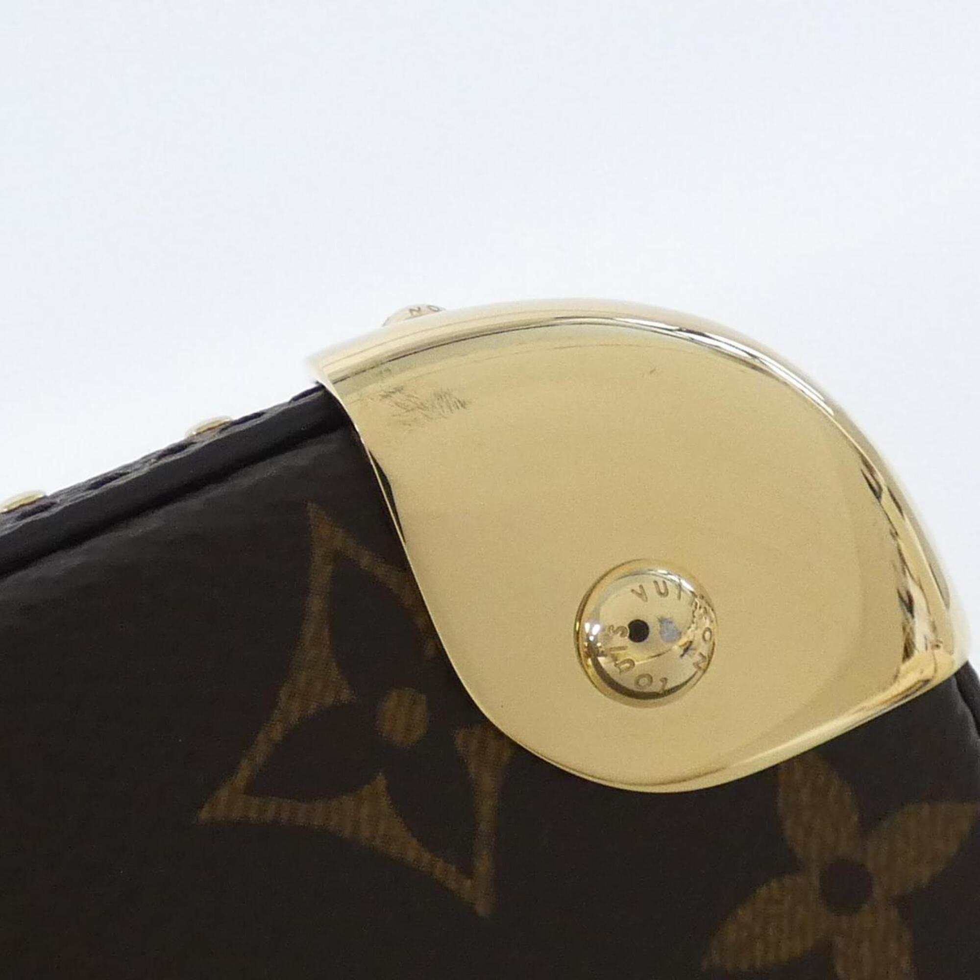 Louis Vuitton Monogram Marron Coated Canvas Handbag (Pre-Owned)