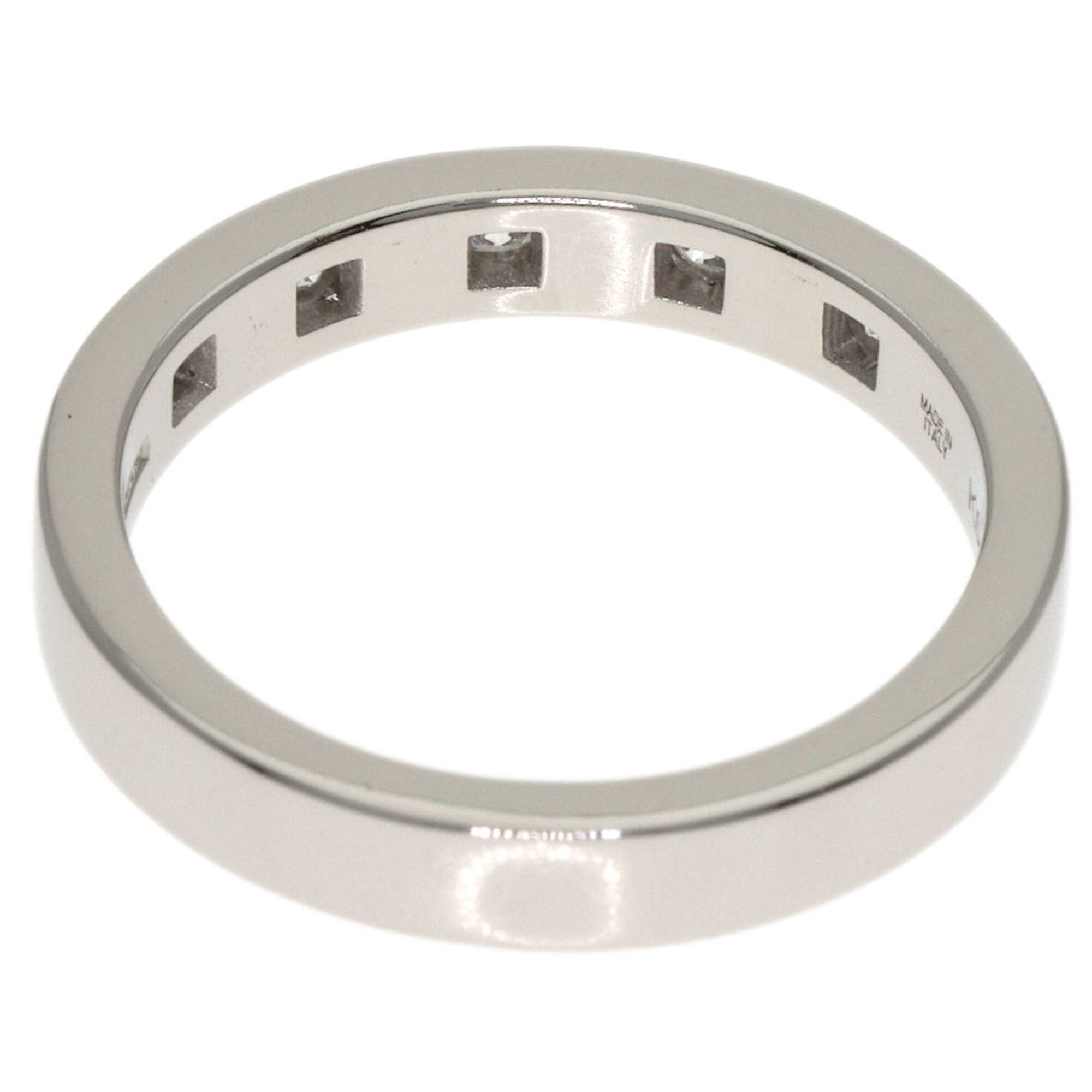 Bvlgari Platinum Platinum 950 Band Ring (Pre-Owned)