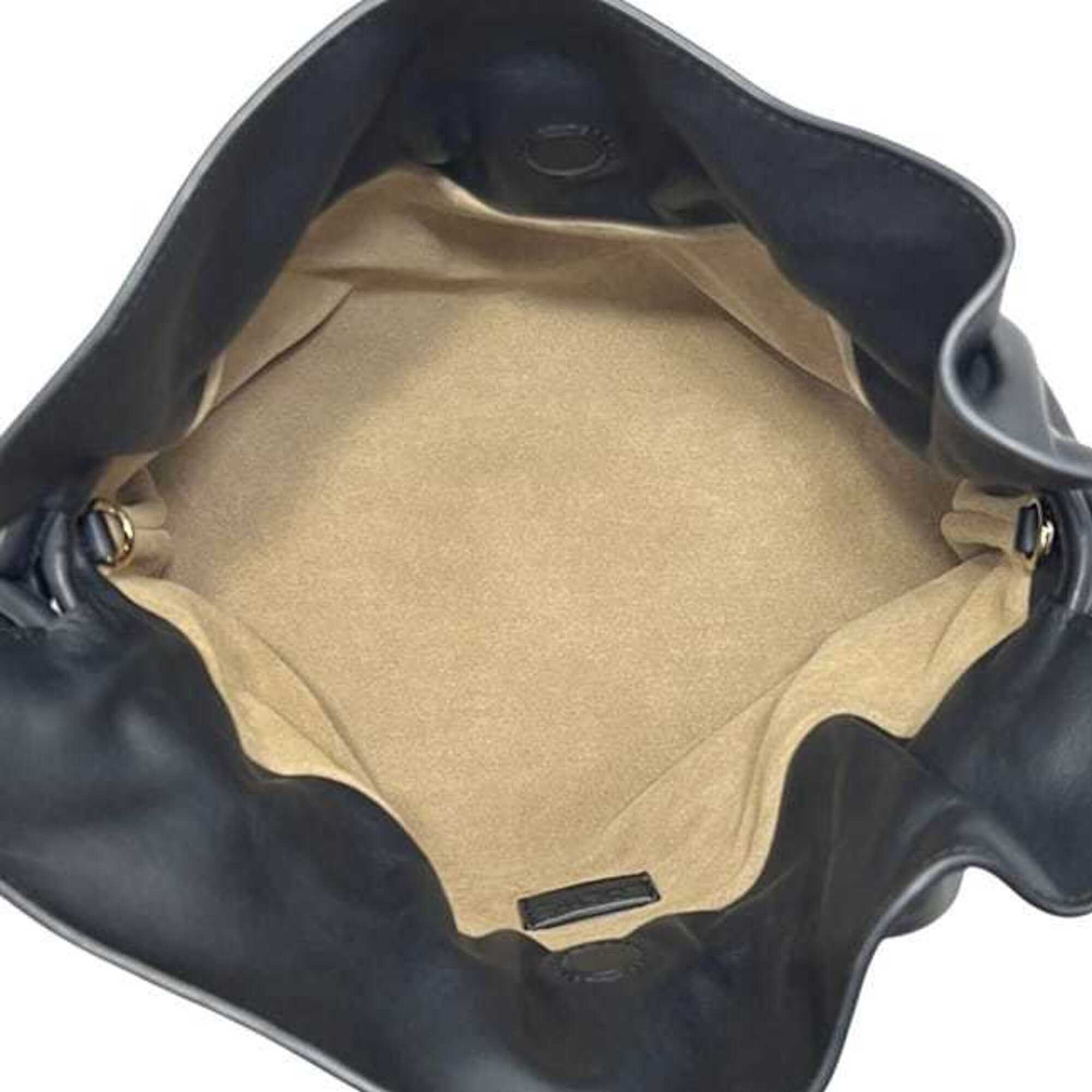 Loewe Black Leather Shoulder Bag (Pre-Owned)