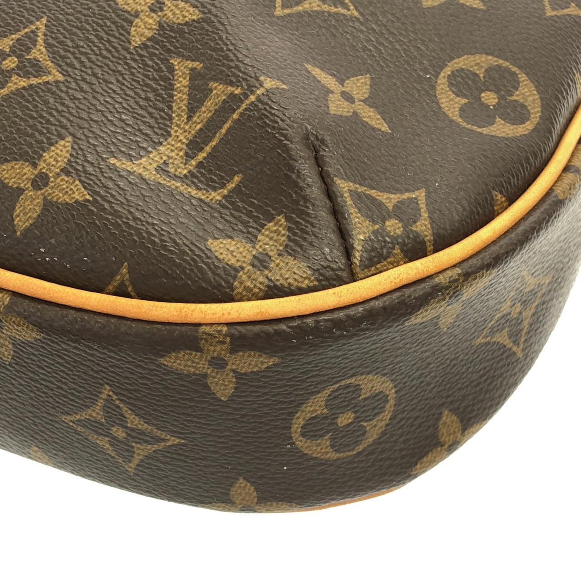 Louis Vuitton Brown Coated Canvas Shoulder Bag (Pre-Owned)