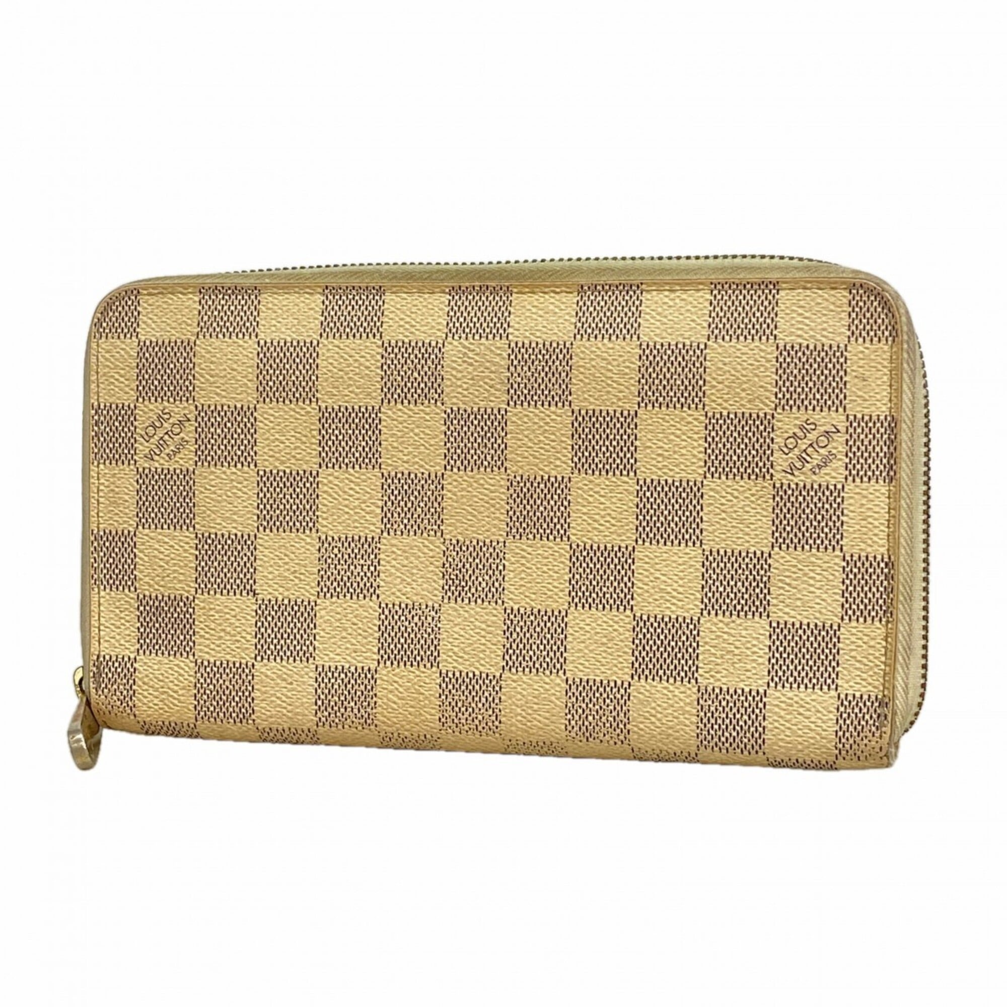 Louis Vuitton White Long Wallet (Bi-Fold) (Pre-Owned)