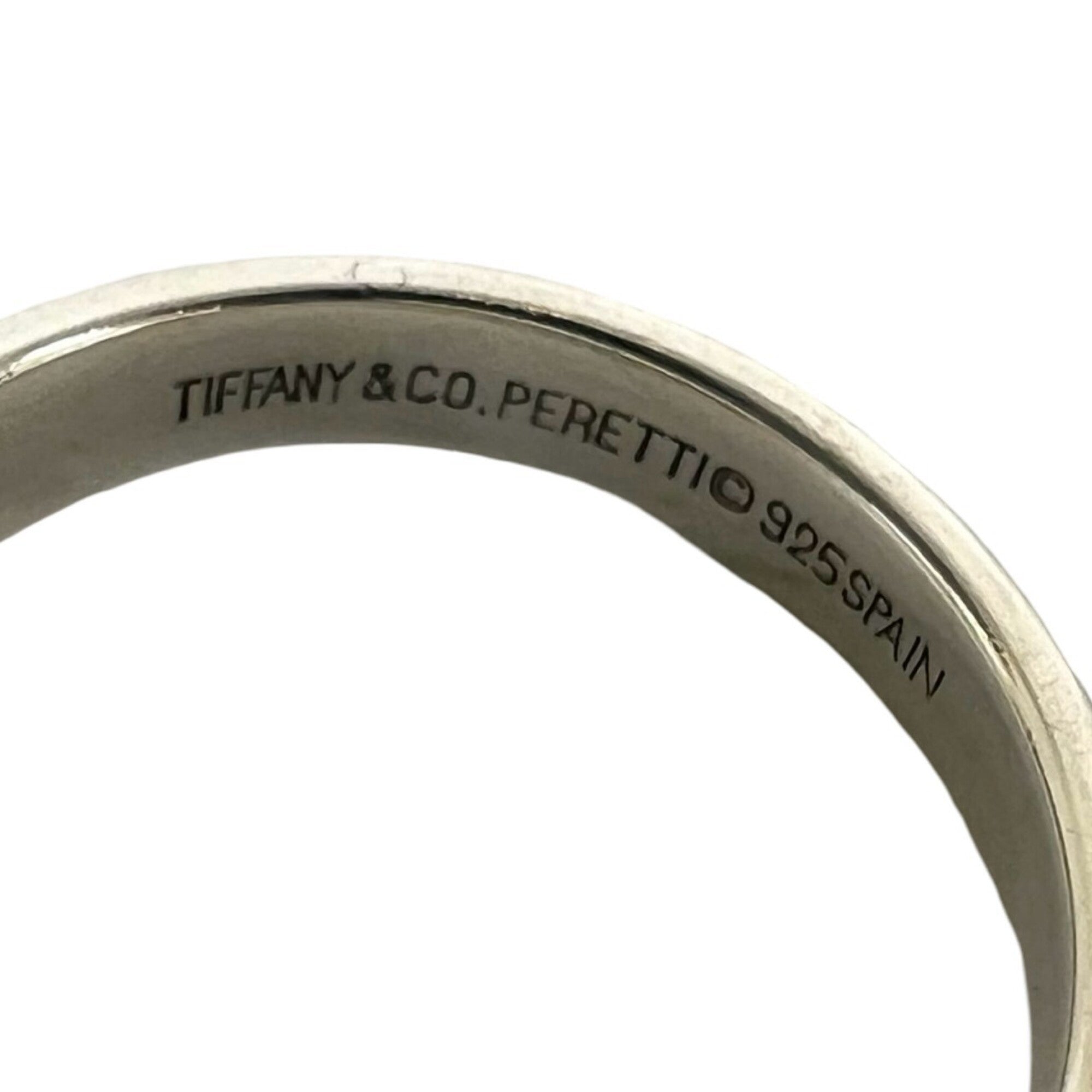 Tiffany Silver Silver 925 Band Ring (Pre-Owned)