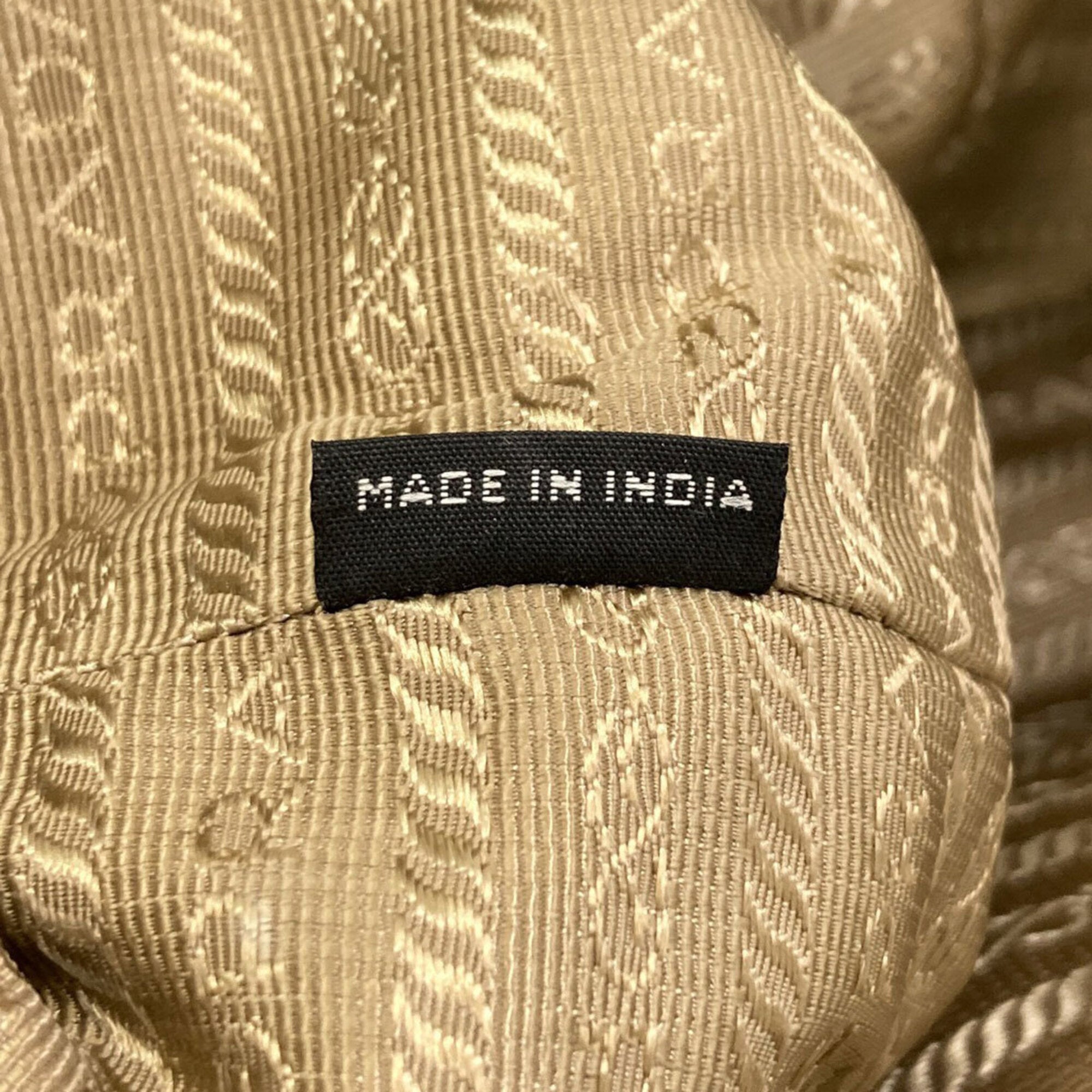 Prada Brown Canvas Leather Tote Bag (Pre-Owned)