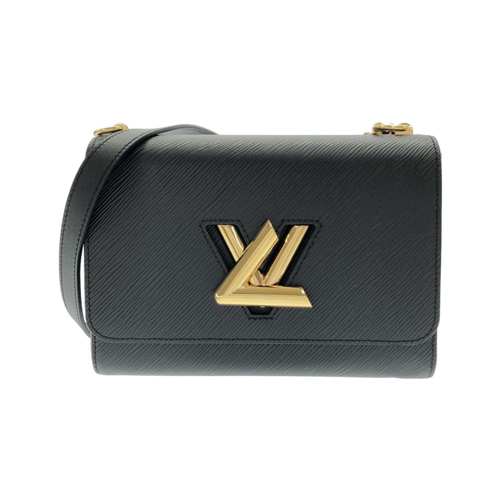 Louis Vuitton Black Leather Shoulder Bag (Pre-Owned)