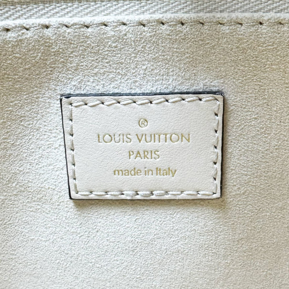 Louis Vuitton Cream Monogram Empreinte Handbag Shoulder Bag (Pre-Owned)