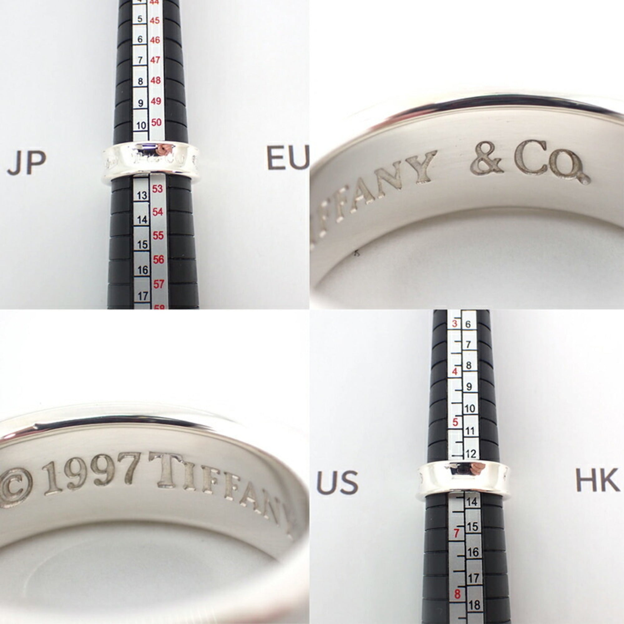 Tiffany Silver Sterling Silver 925 Band Ring (Pre-Owned)