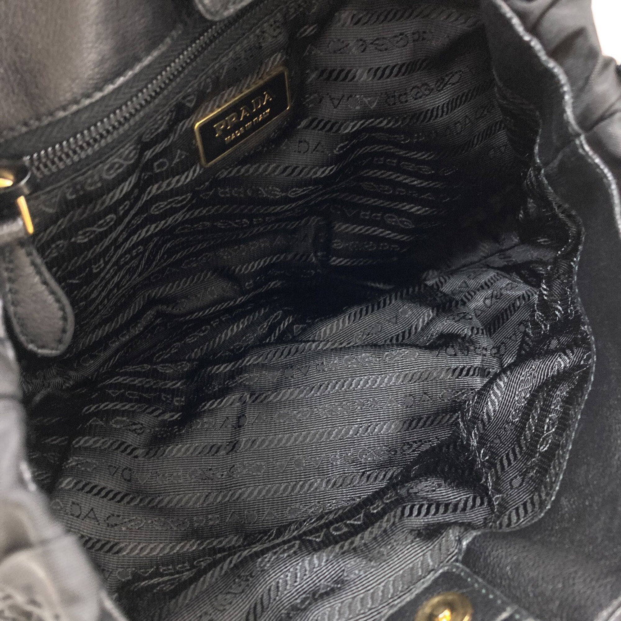 Prada Black Nylon Handbag (Pre-Owned)
