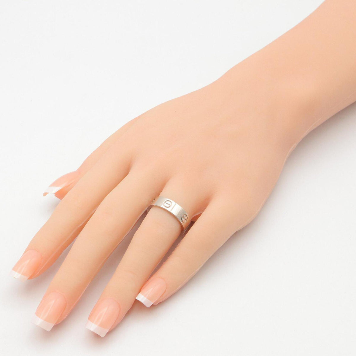 Cartier Silver White Gold (18K) Band Ring (Pre-Owned)