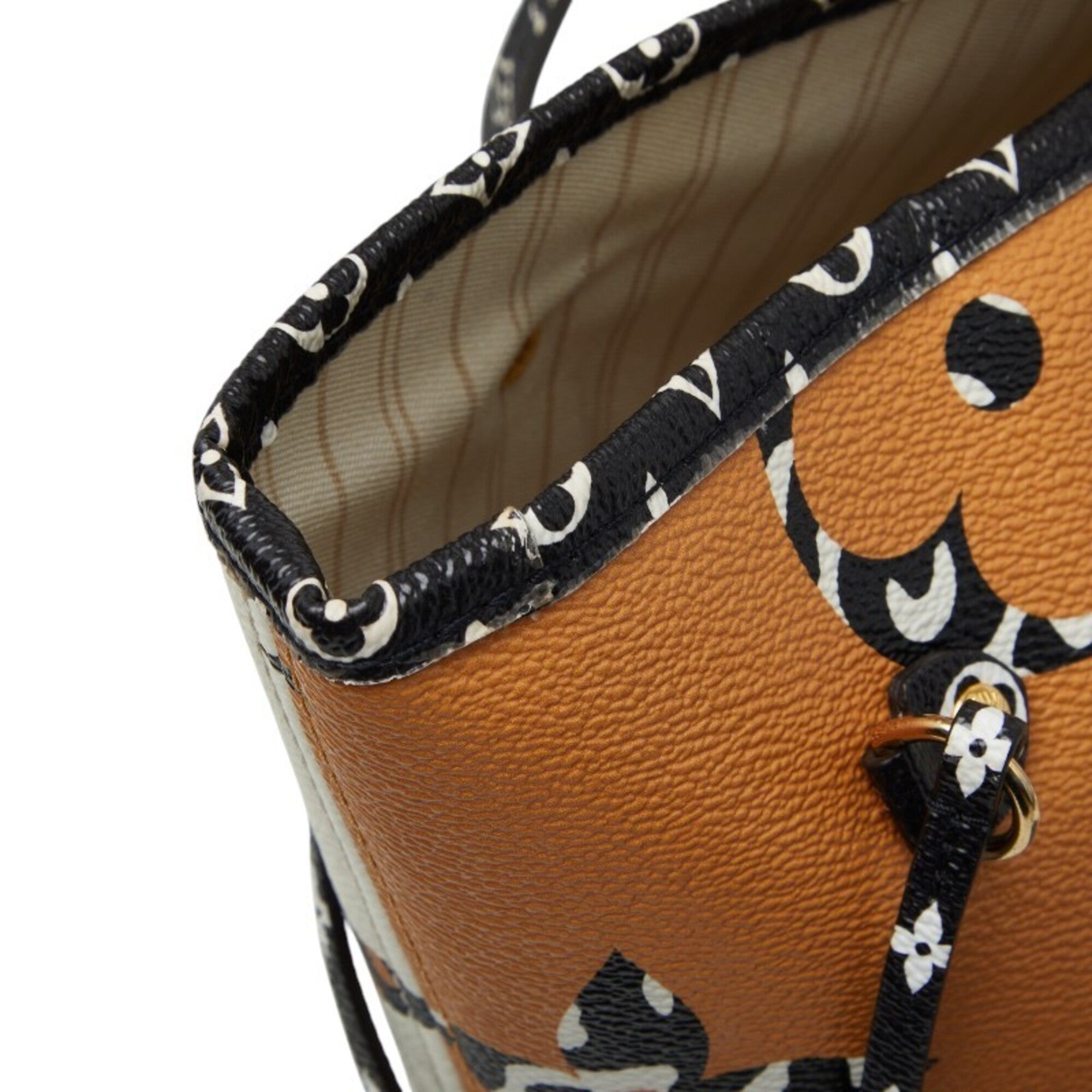 Louis Vuitton Camel Ivory Multi-Color Pvc Leather Pouch Shoulder Bag Tote Bag (Pre-Owned)