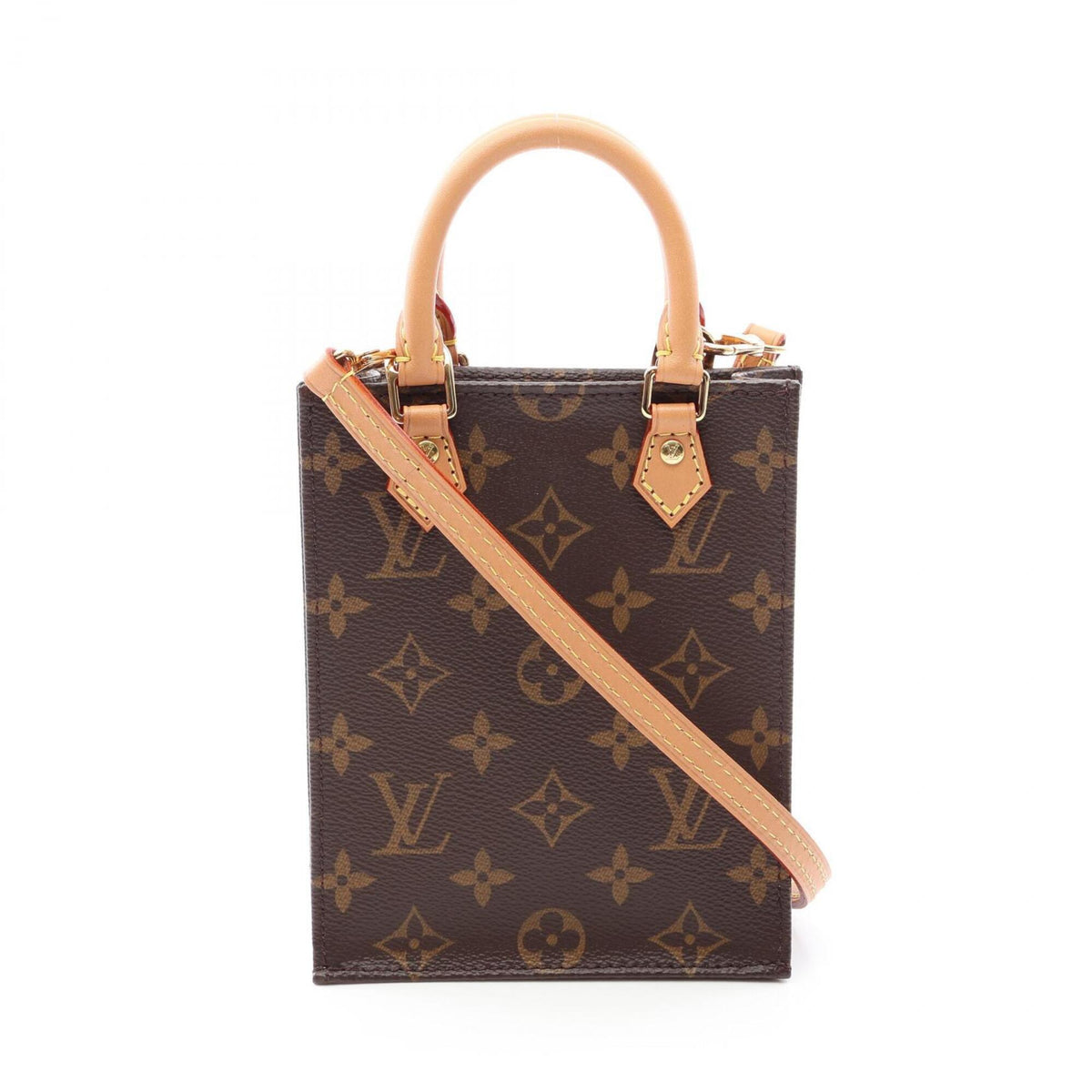Louis Vuitton Brown Monogram Coated Canvas Handbag (Pre-Owned)