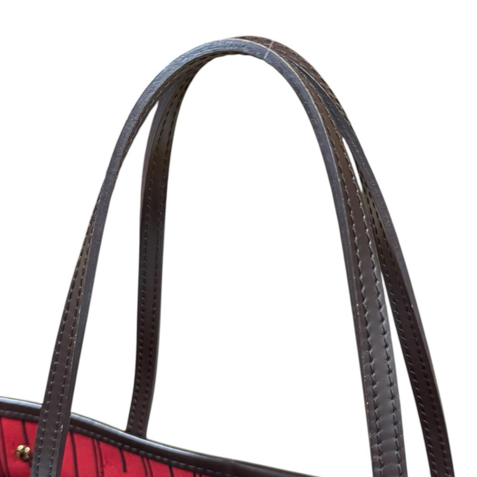 Louis Vuitton Brown Damier Canvas Pouch Tote Bag (Pre-Owned)
