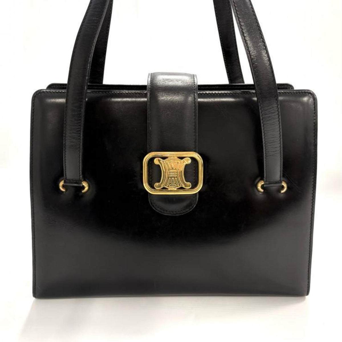 Celine Black Leather Handbag (Pre-Owned)