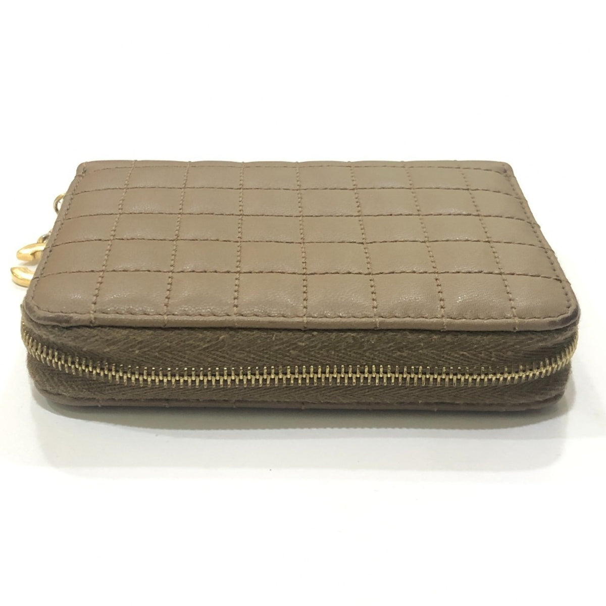 Celine Brown Leather Coin Purse/Coin Case (Pre-Owned)