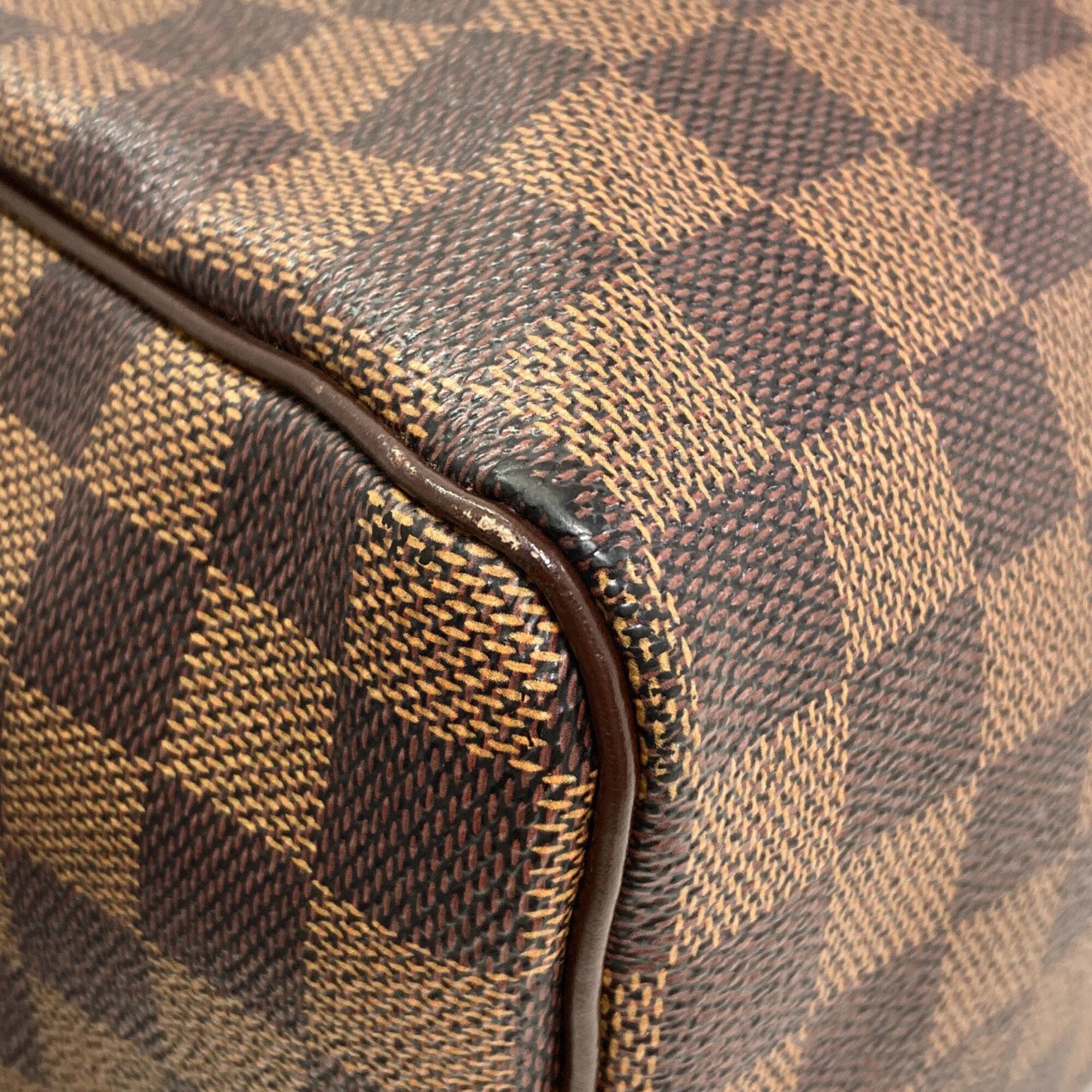 Louis Vuitton Damier Canvas Ebene Damier Canvas Handbag (Pre-Owned)