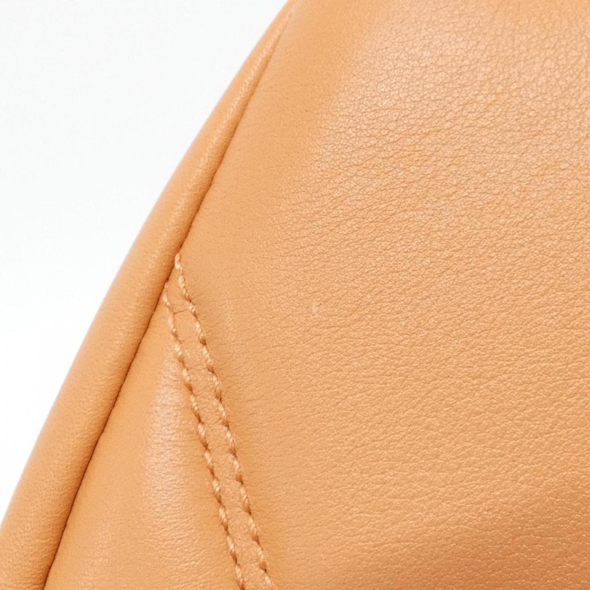 Bvlgari Orange Leather Handbag (Pre-Owned)