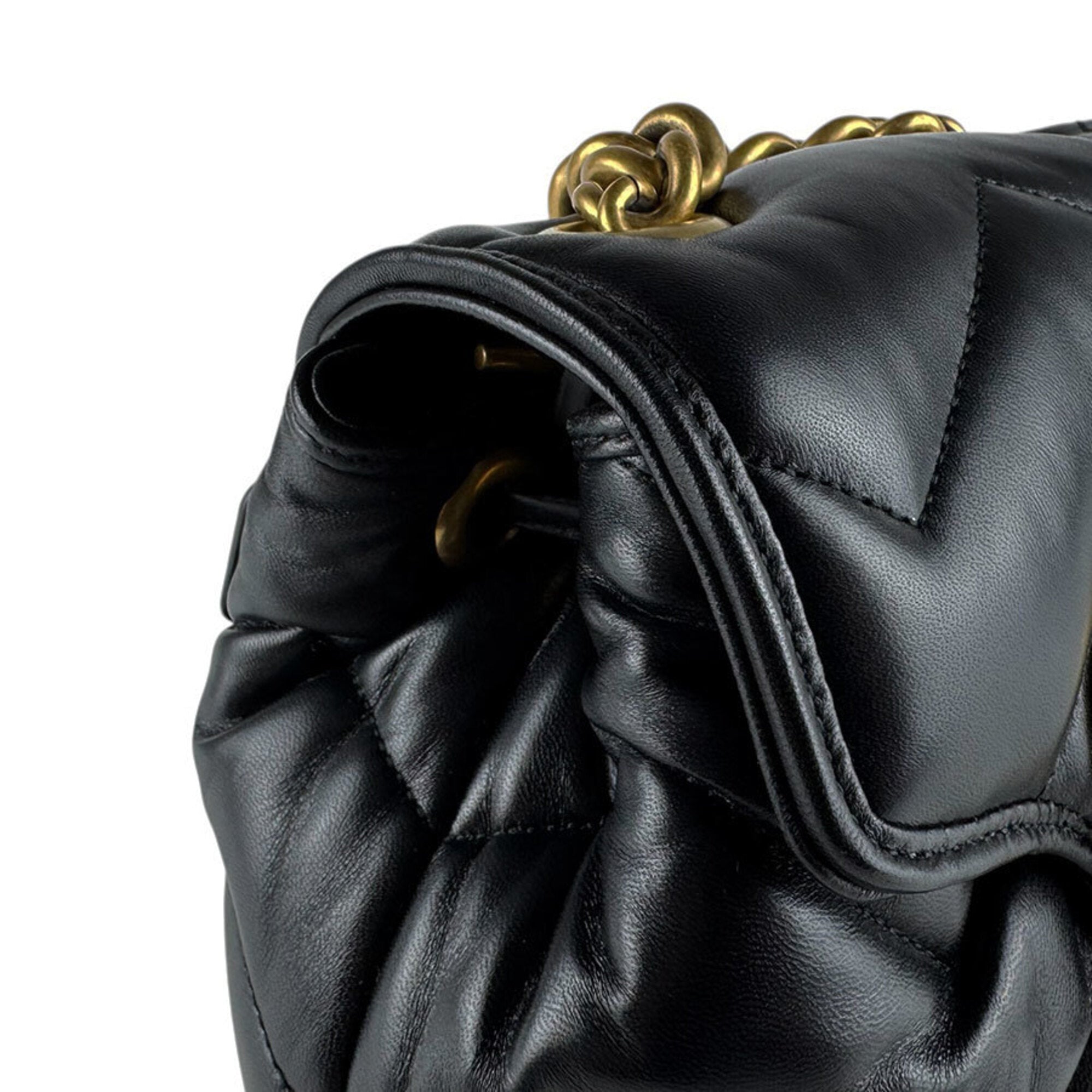 Gucci Black Leather Backpack (Pre-Owned)