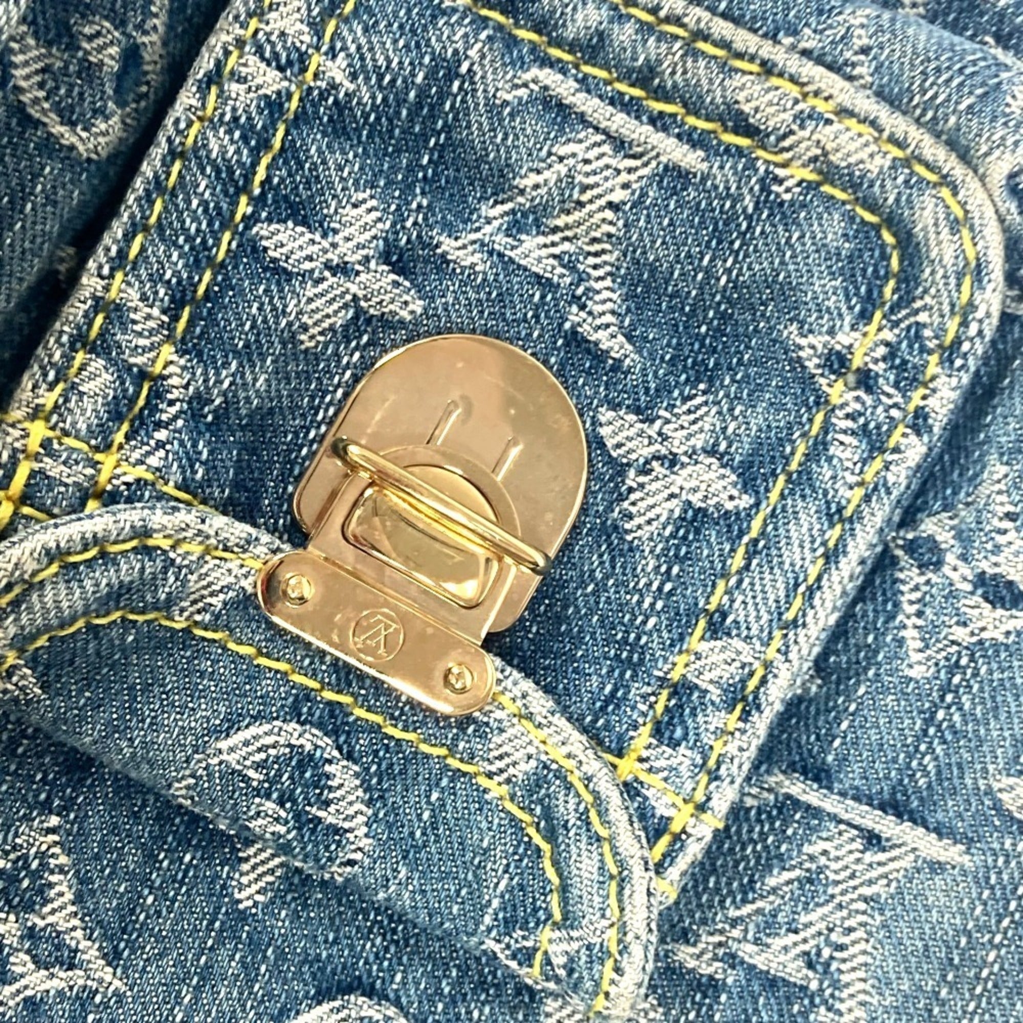Louis Vuitton Blue Monogram Monogram Denim Backpack (Pre-Owned)