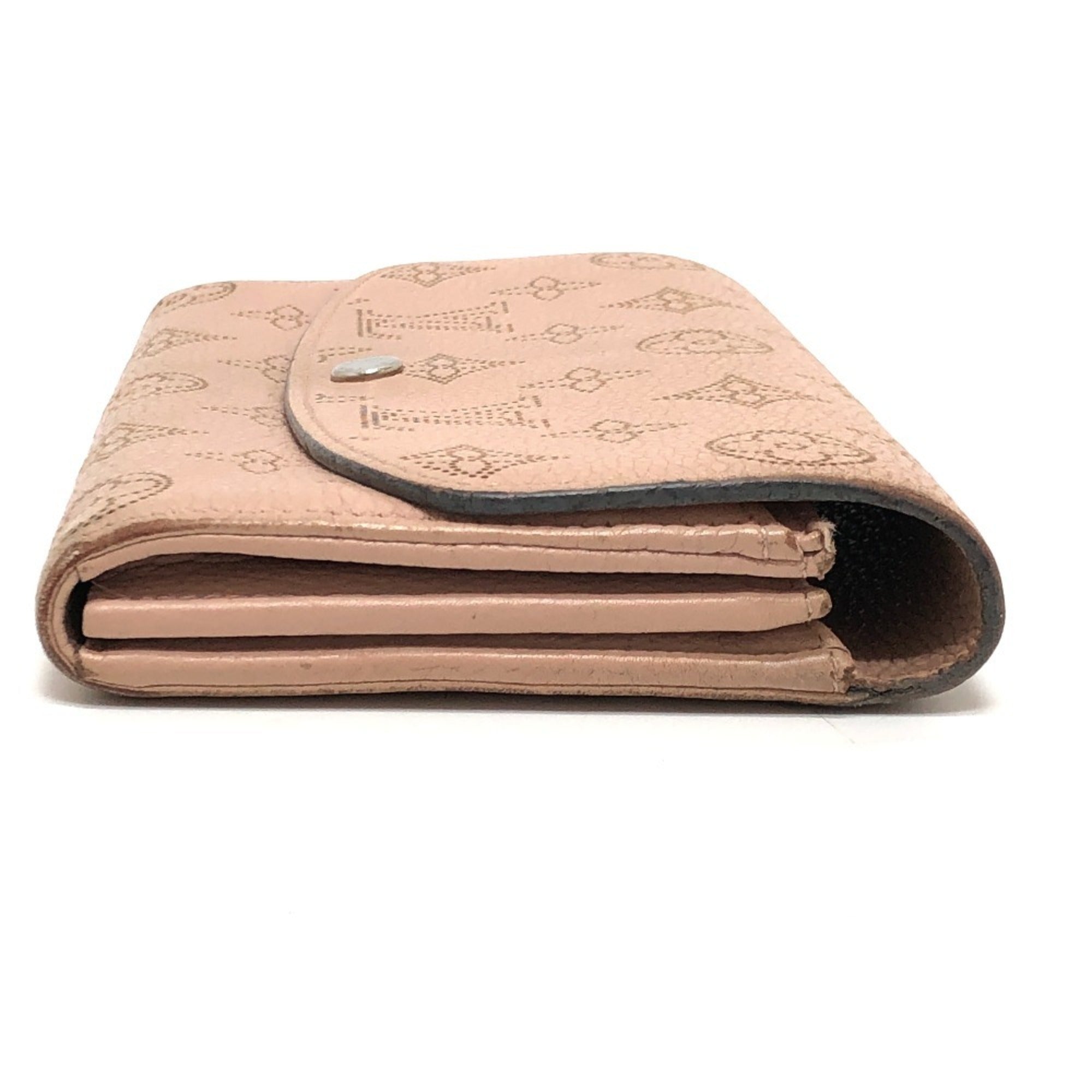 Louis Vuitton Magnolia Pink Mahina Leather Long Wallet (Bi-Fold) (Pre-Owned)