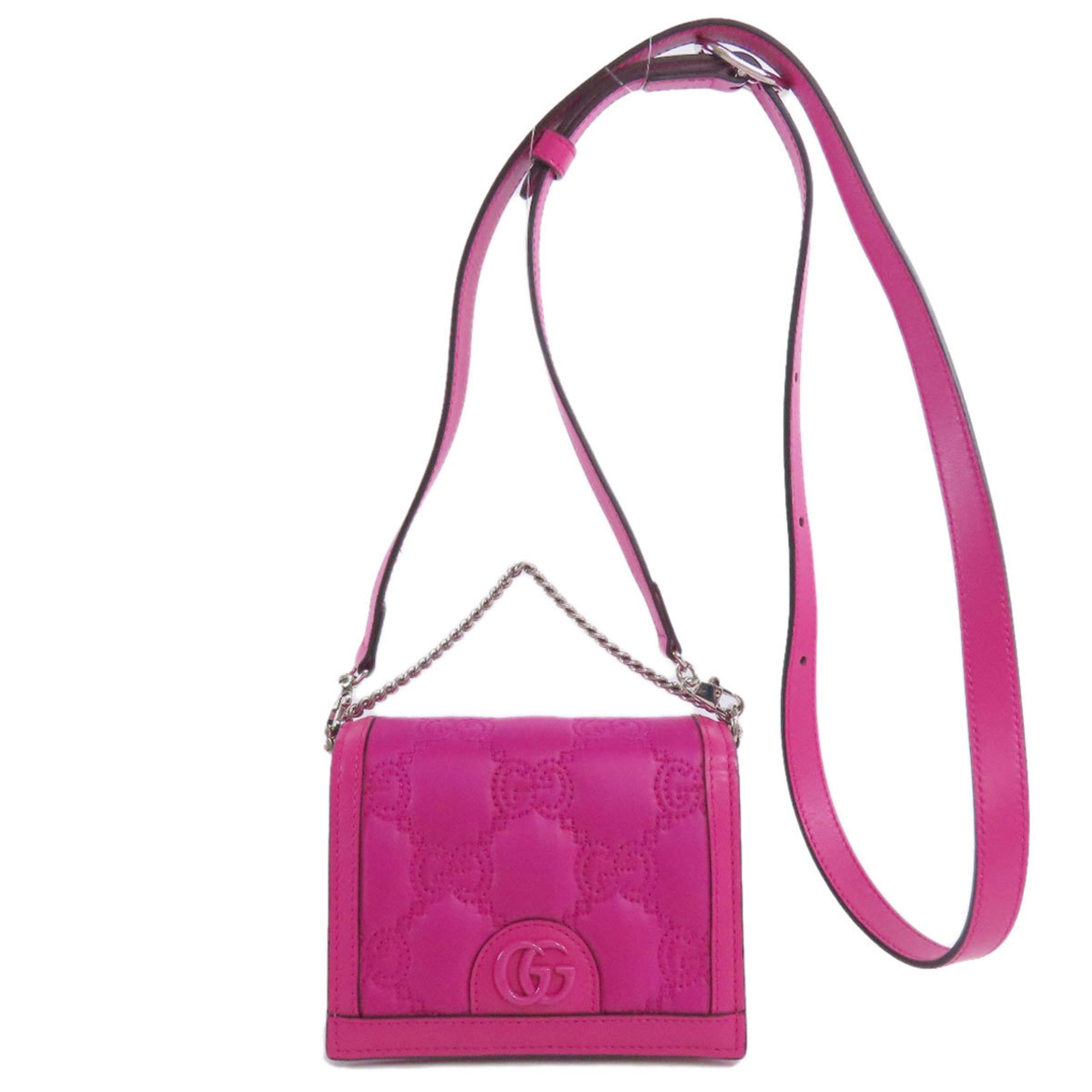 Gucci Pink Nylon Shoulder Bag (Pre-Owned)