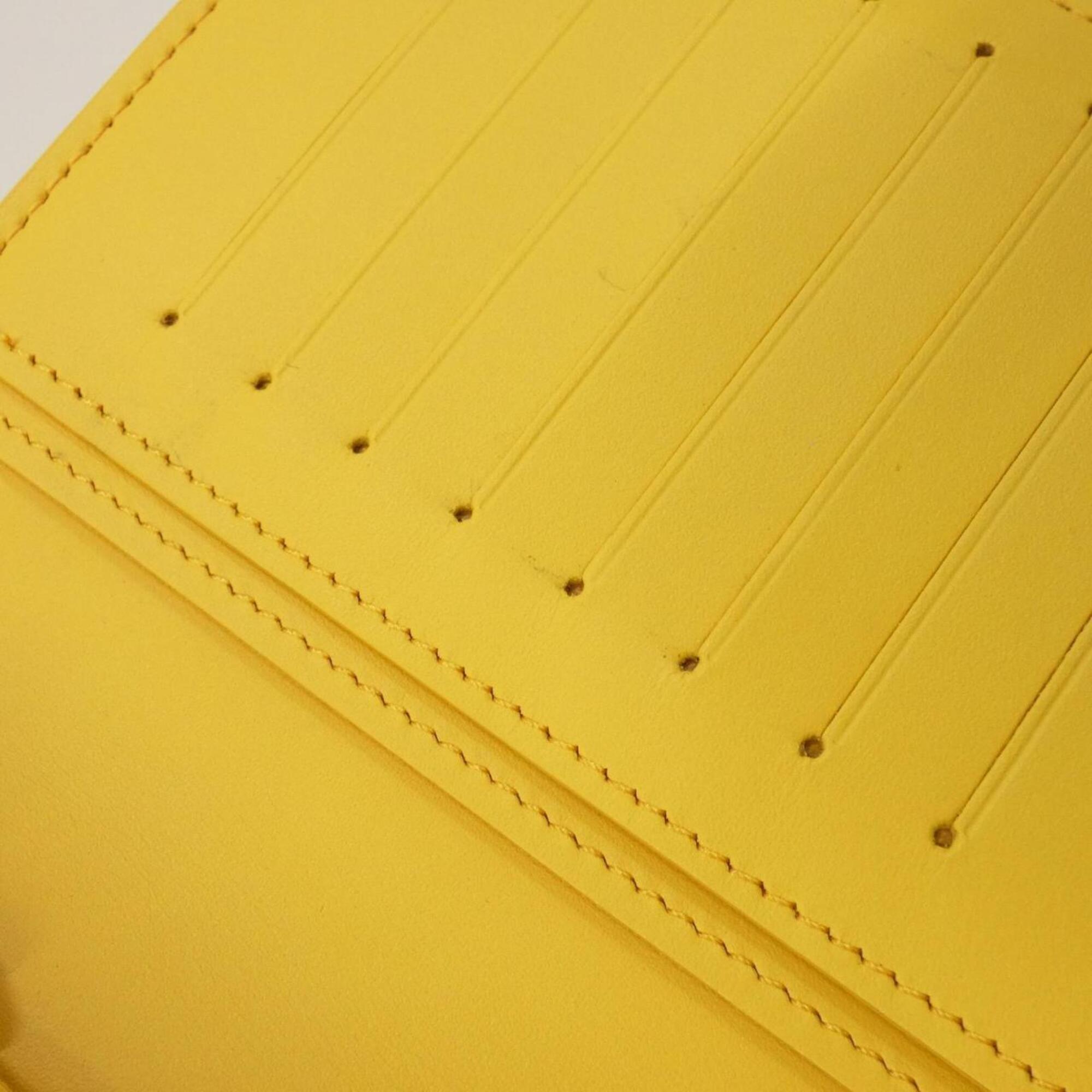 Louis Vuitton Epi Yellow Leather Long Wallet (Bi-Fold) (Pre-Owned)