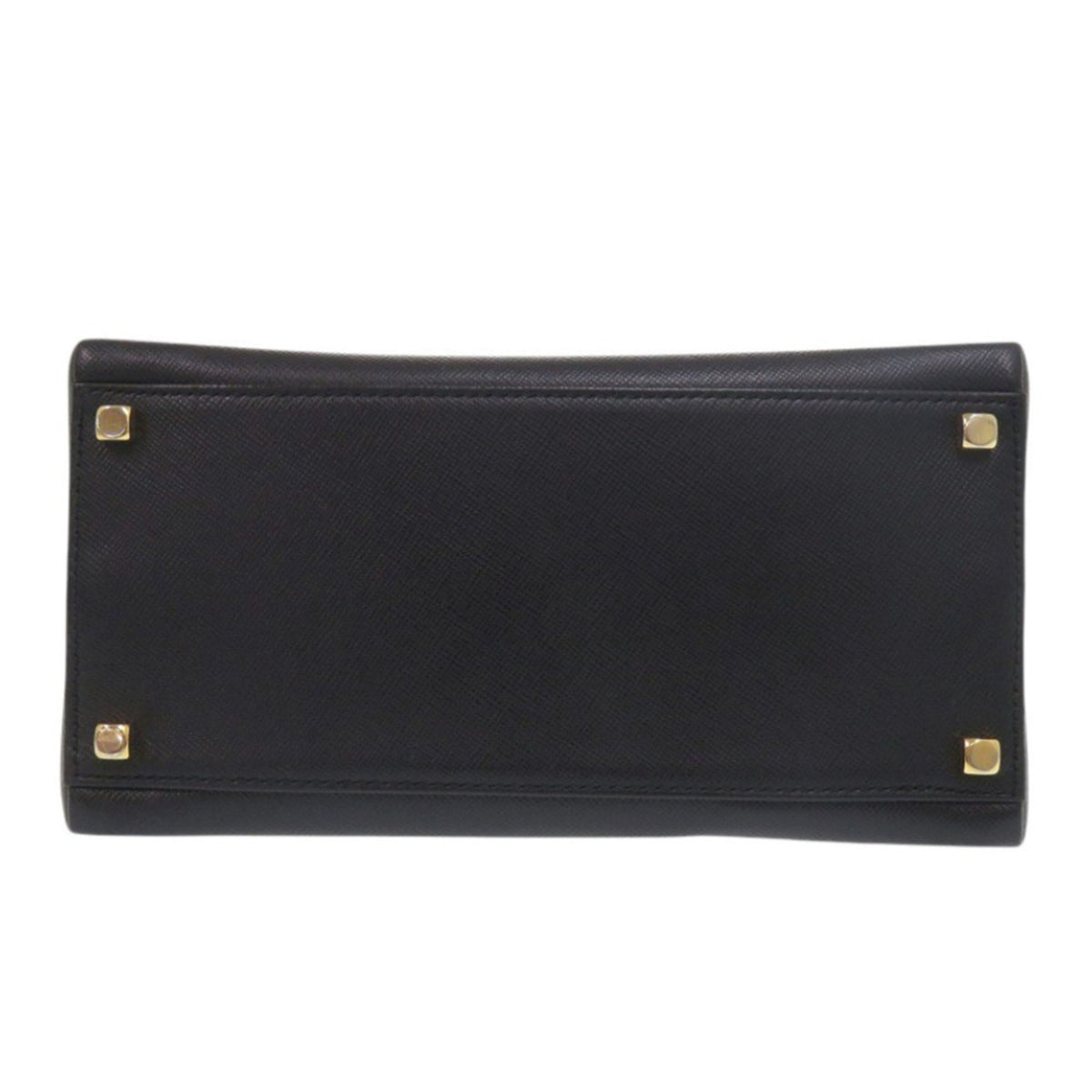 Salvatore Ferragamo Black Leather Handbag (Pre-Owned)