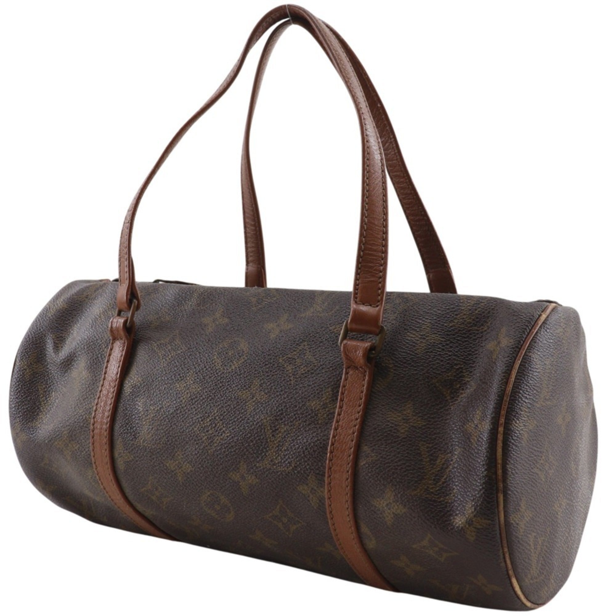 Louis Vuitton Brown Monogram Canvas Handbag (Pre-Owned)