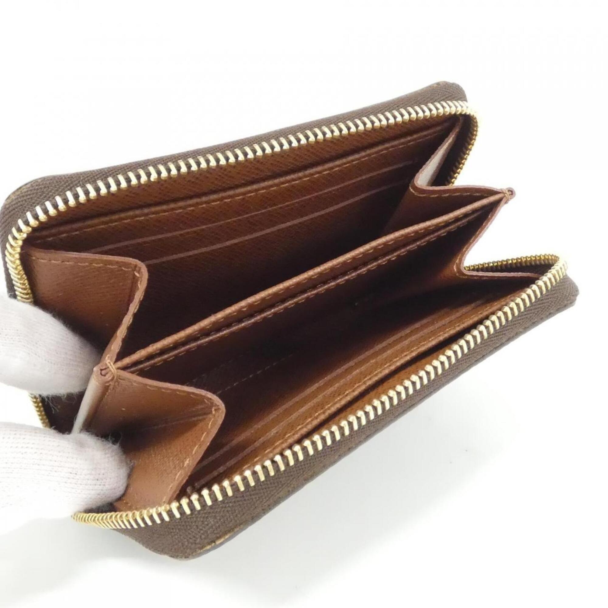 Louis Vuitton Marron Monogram Coated Canvas Coin Purse/Coin Case (Pre-Owned)