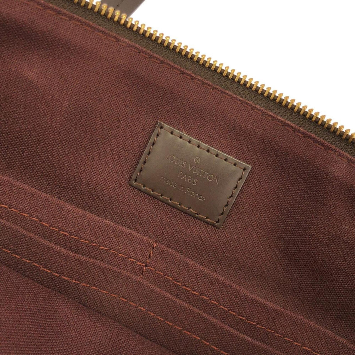Louis Vuitton Damier Canvas Ebene Coated Canvas Handbag (Pre-Owned)