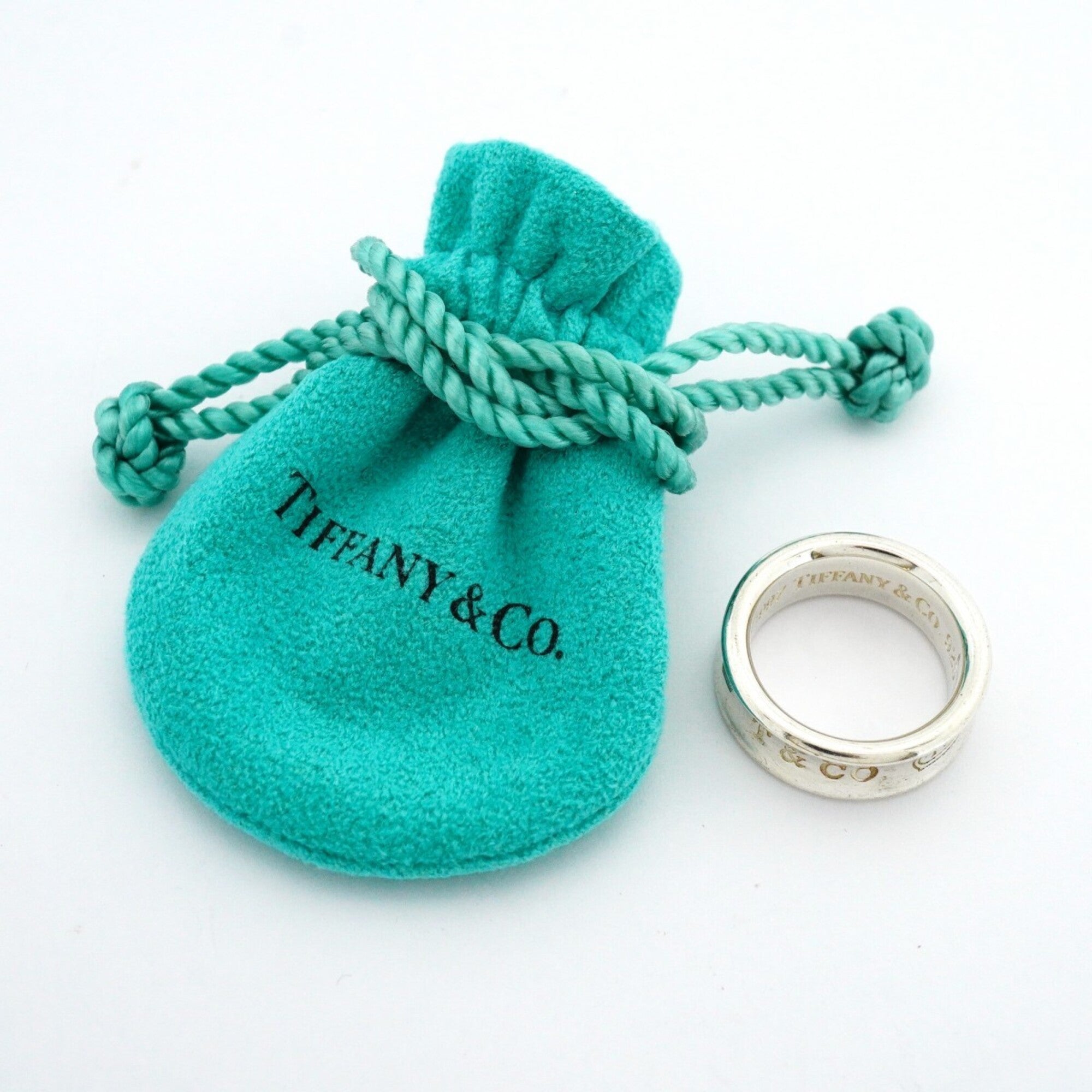 Tiffany Silver 925 Band Ring (Pre-Owned)
