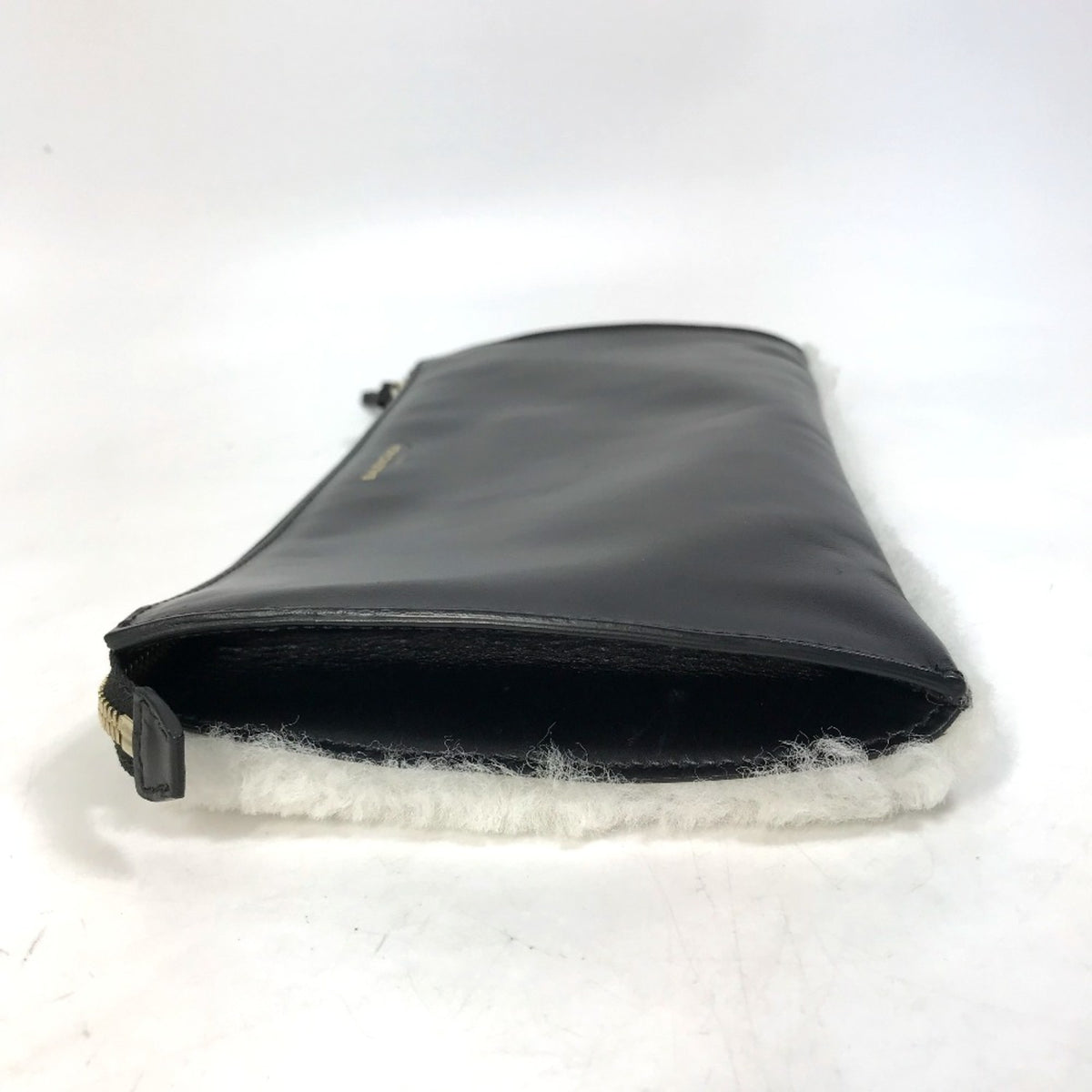 Balenciaga Black Leather Clutch Bag (Pre-Owned)