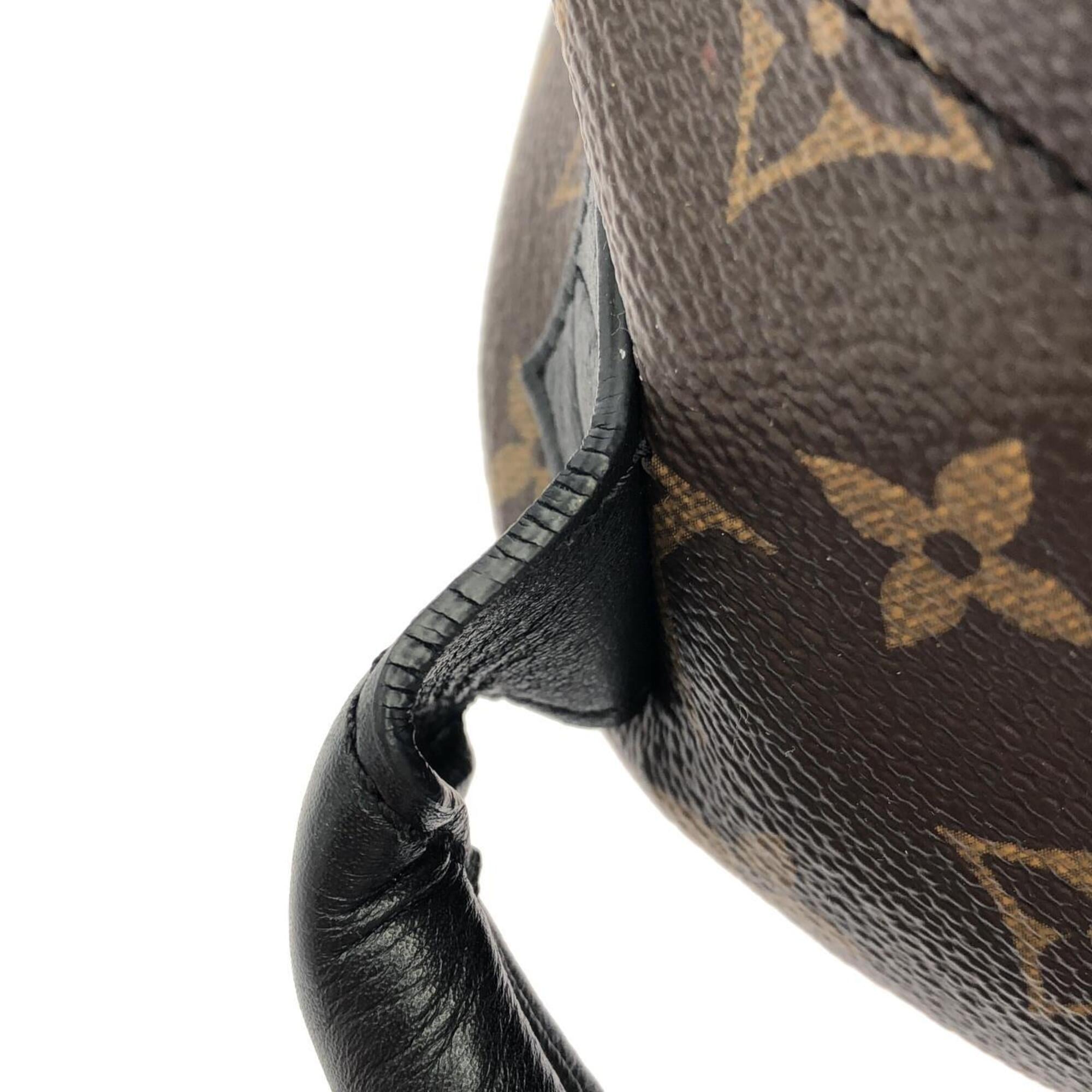 Louis Vuitton Marron Coated Canvas Backpack (Pre-Owned)