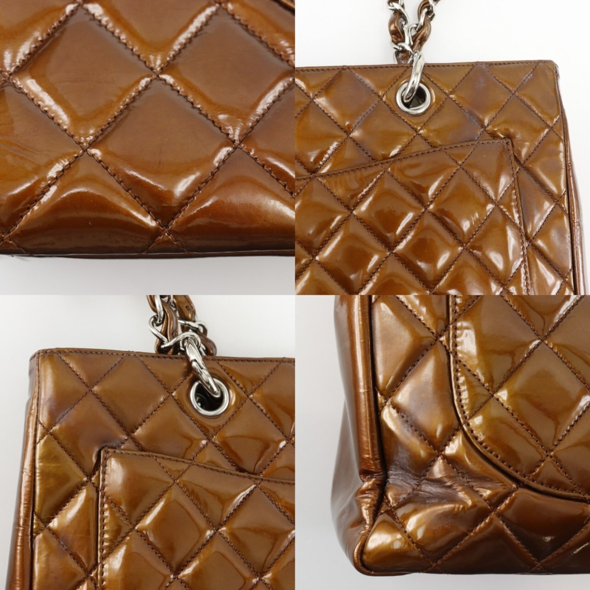 Chanel Matelasse Bronze Tote Bag (Pre-Owned)