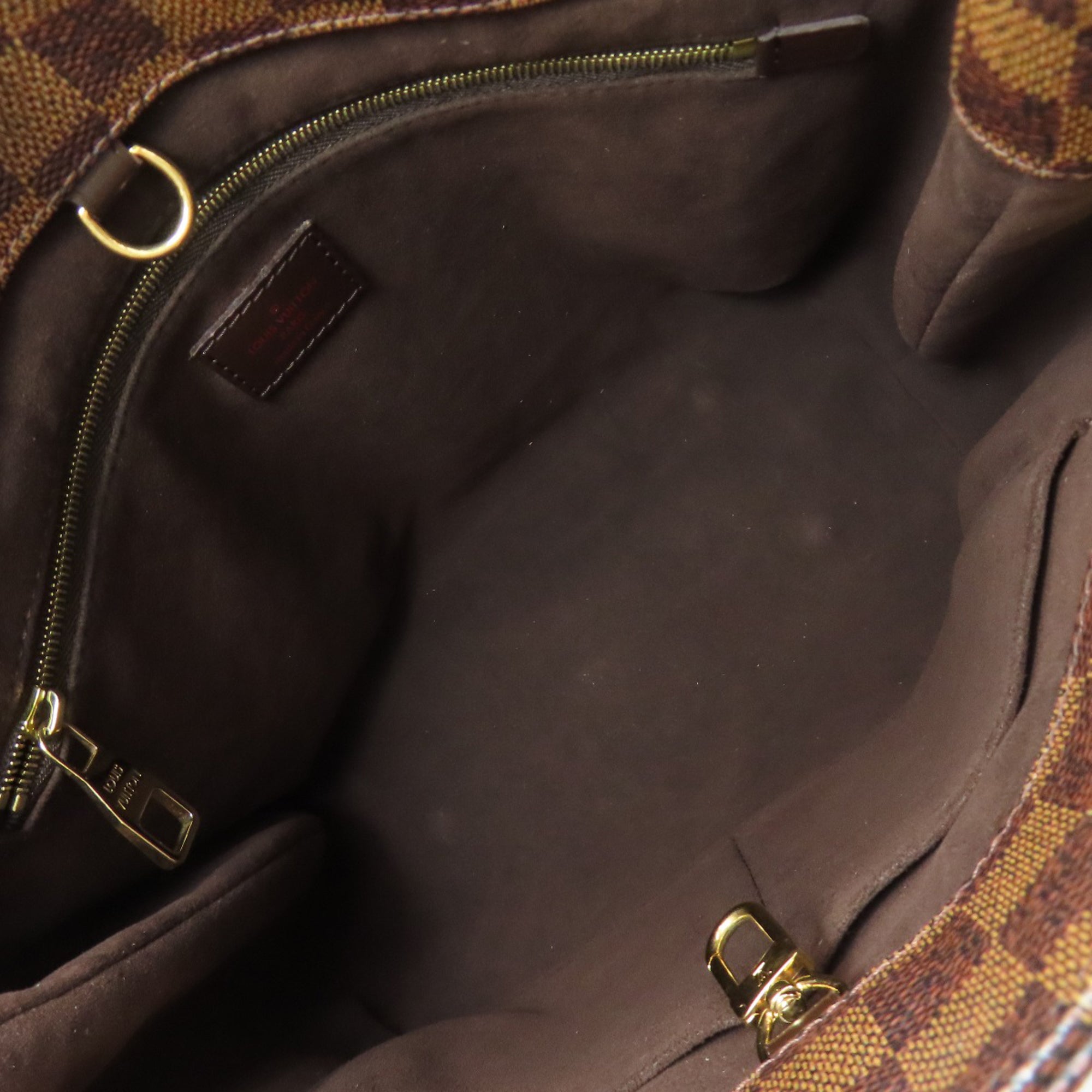 Louis Vuitton Brown Damier Canvas Ebene Damier Canvas Tote Bag (Pre-Owned)